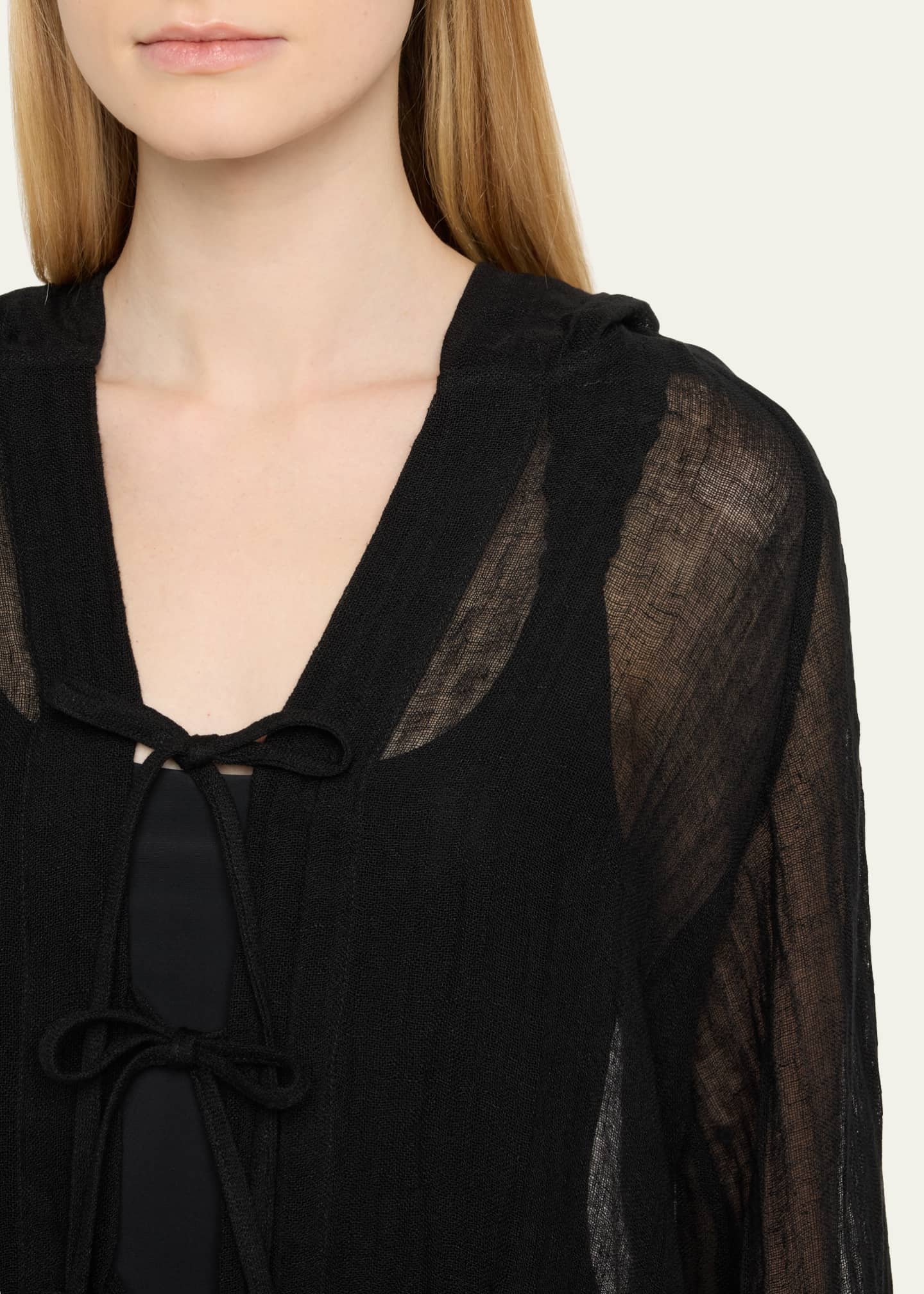Beach Cape Mini Dress - Thumbnail 5