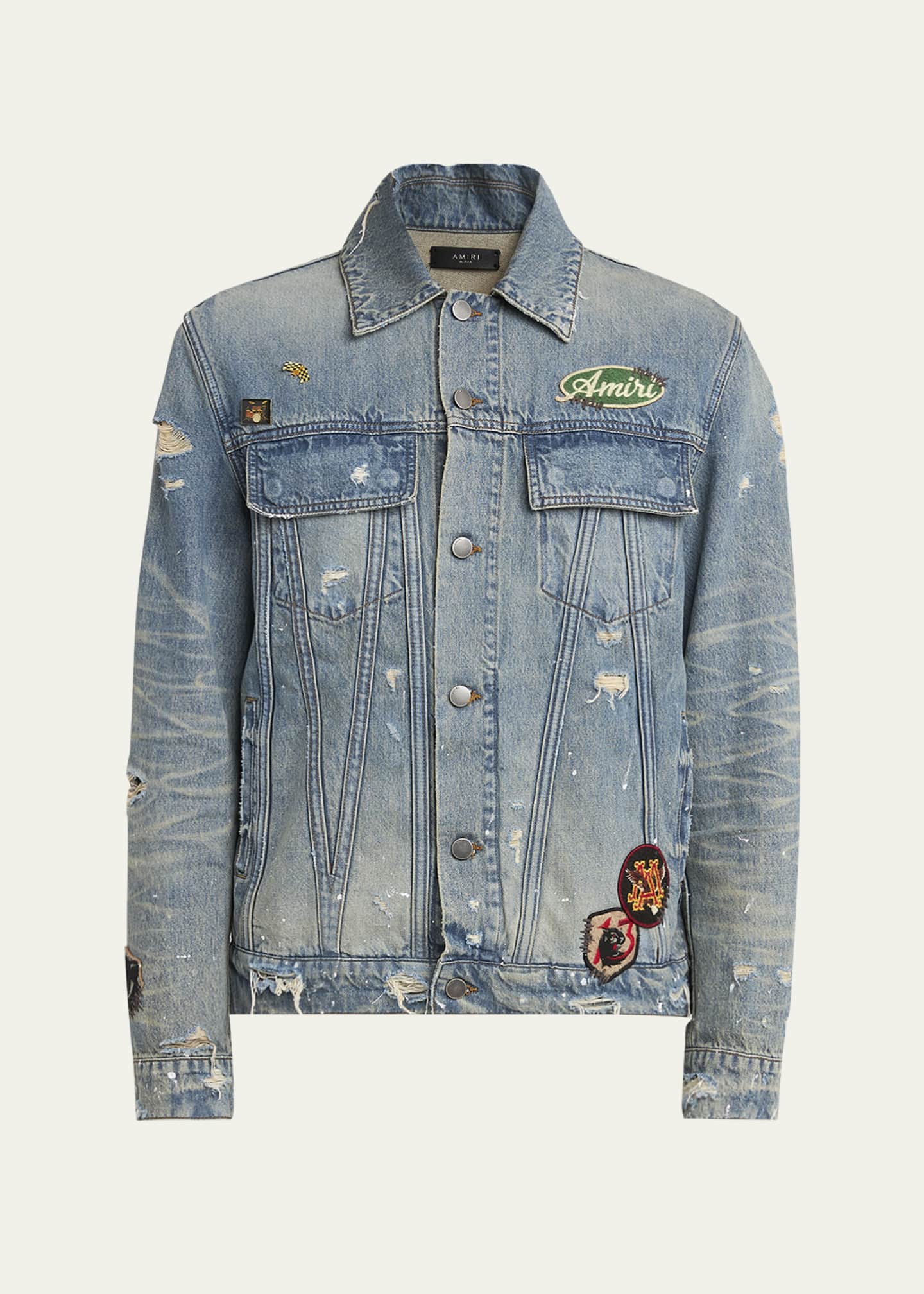【関税・送料込み】AMIRI CASUAL JACKETS Amiri Men's MA Quad Leather Work Jacket - Bergdorf Goodman