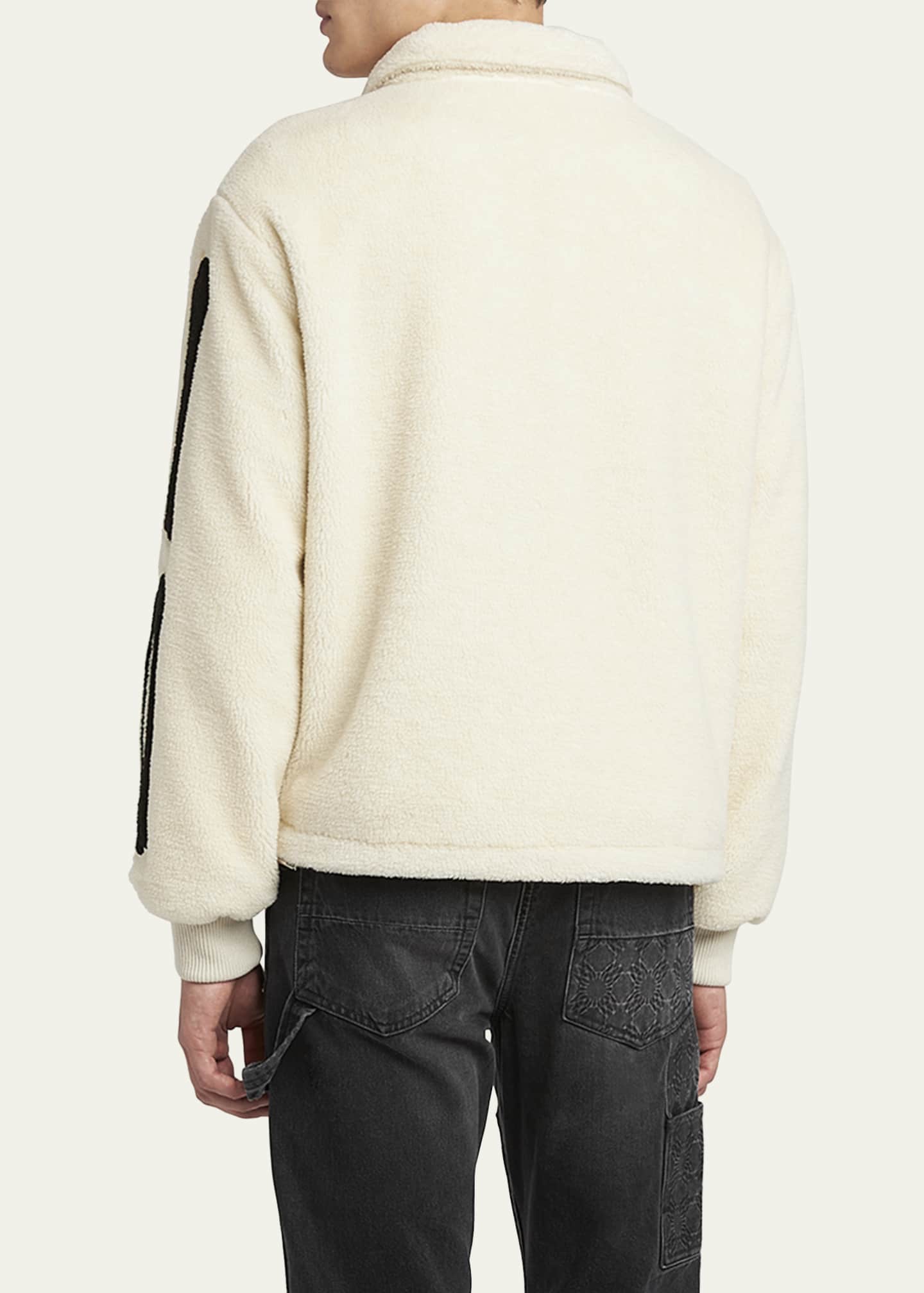 Amiri Men's Sherpa Bones Blouson Jacket Image 3 of 5