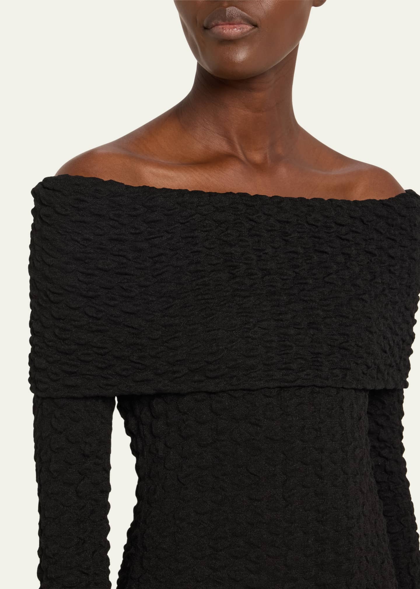 Silvia Tcherassi Ozara Off-Shoulder Column Dress Image 5 of 5