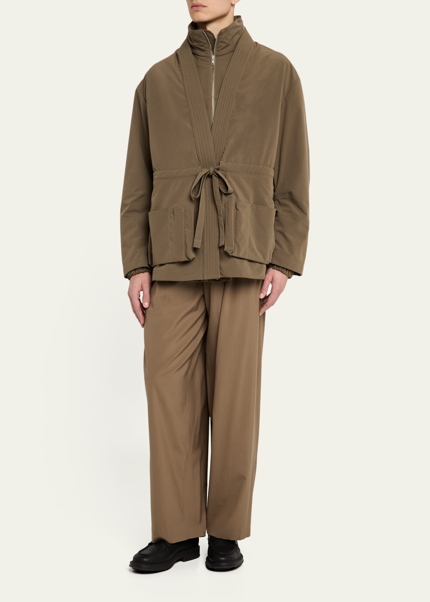 MORDECAI Men's Hybrid Zip Kimono Jacket Image 2 of 5