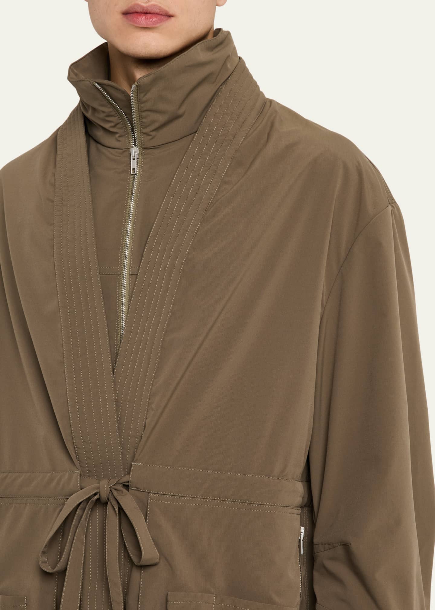 MORDECAI Men's Hybrid Zip Kimono Jacket Image 5 of 5