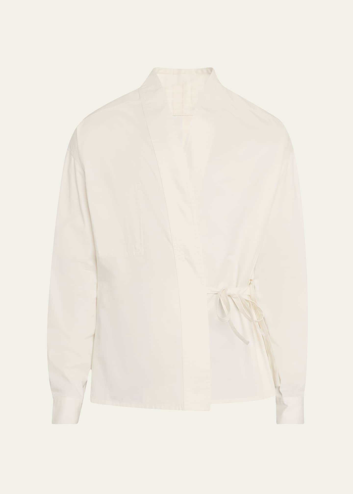 MORDECAI Men's Tonal Topstitch Kimono Shirt Image 1 of 5
