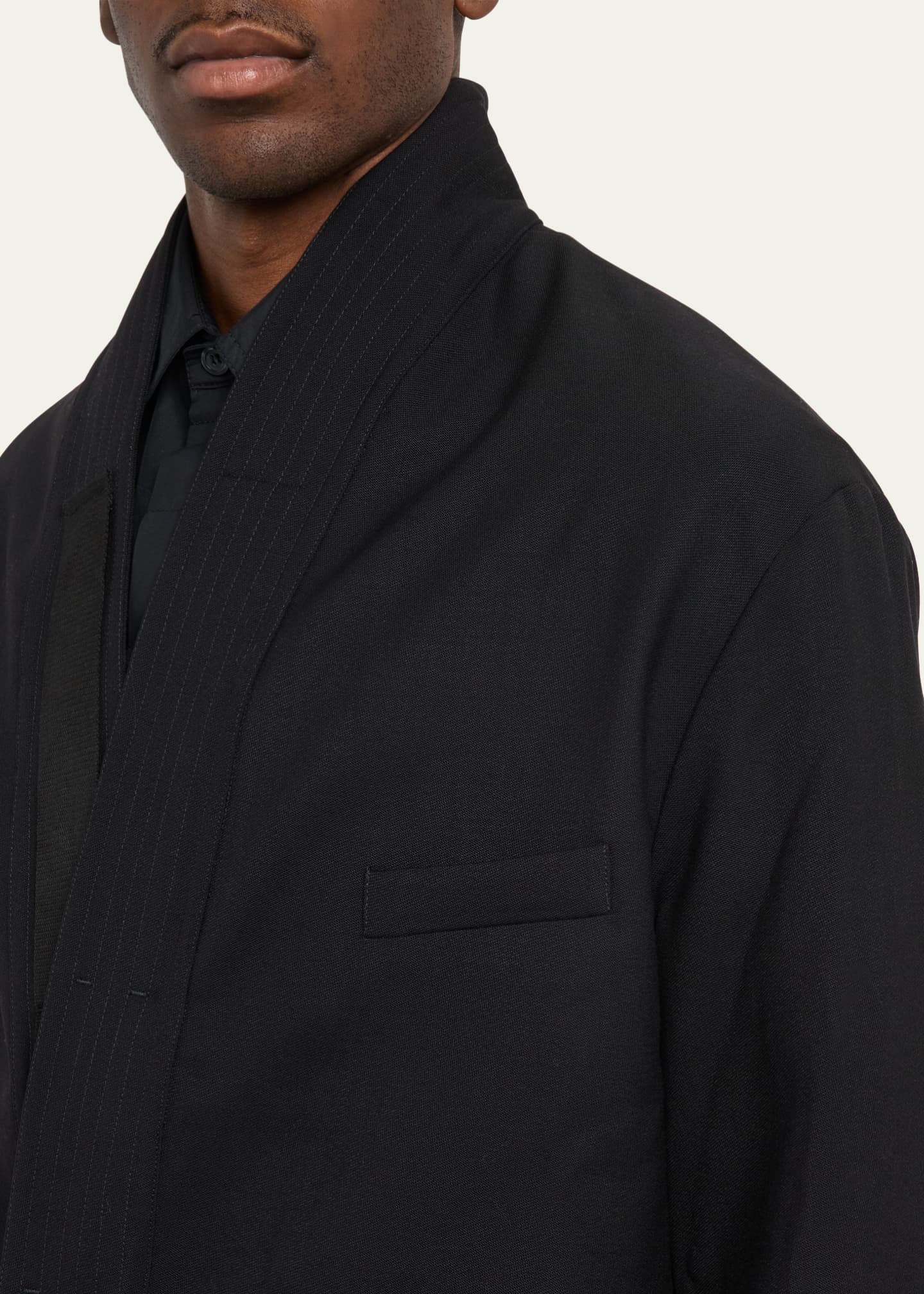 MORDECAI Men's Wool Kimono Blazer Image 5 of 5