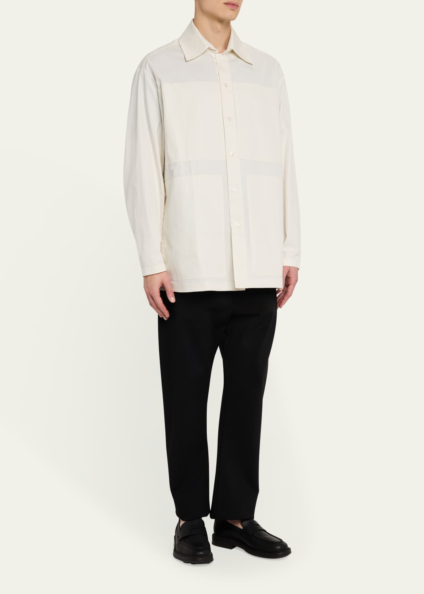 MORDECAI Men's Overshirt with Removable Collar Image 2 of 5