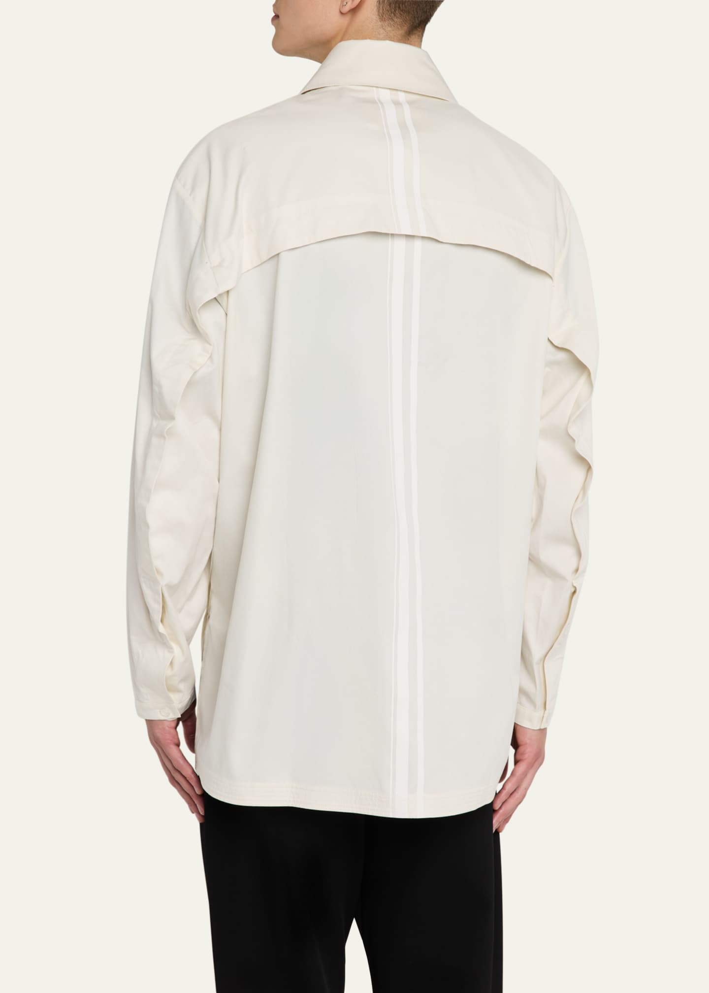 MORDECAI Men's Overshirt with Removable Collar Image 3 of 5