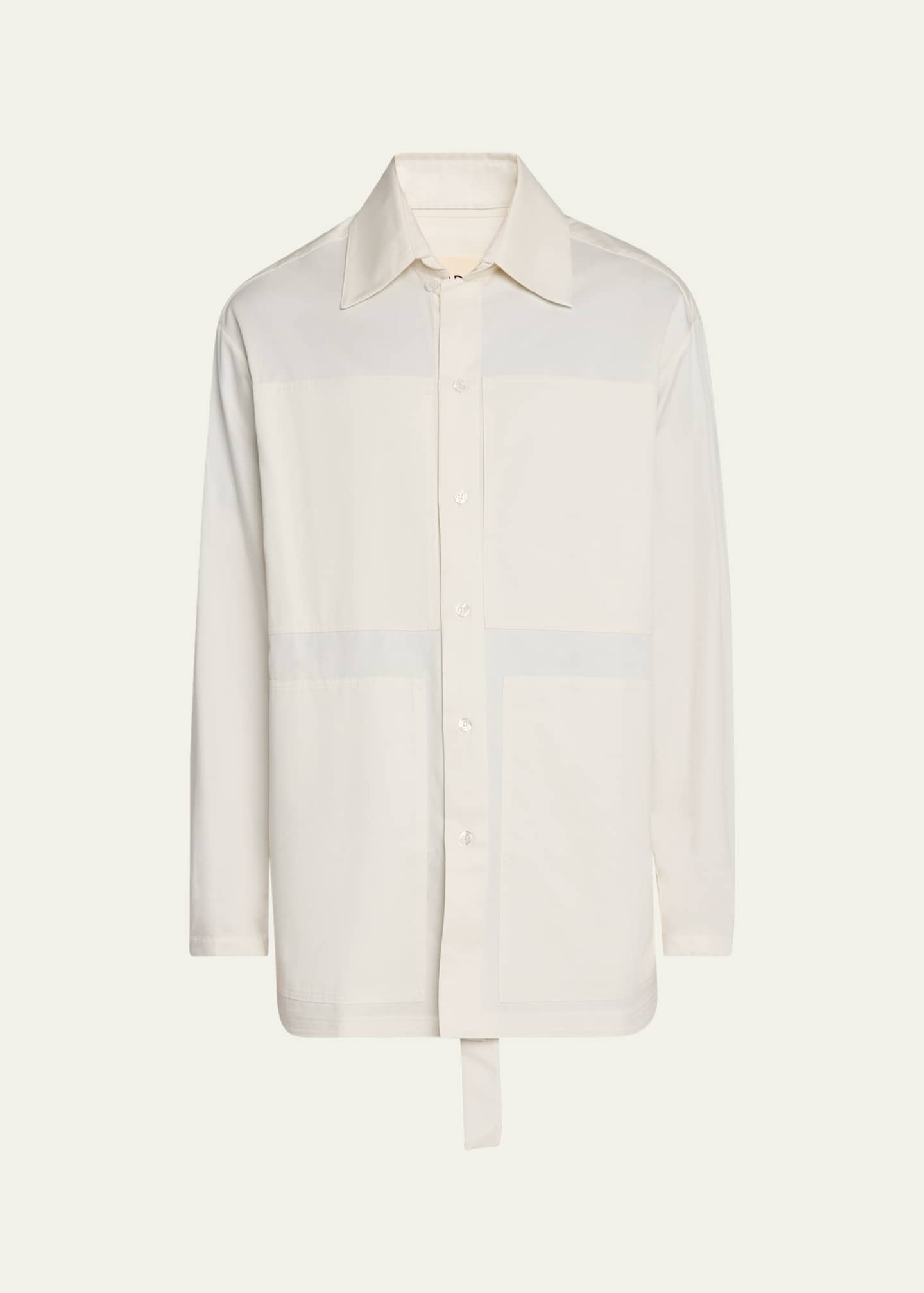 MORDECAI Men's Overshirt with Removable Collar Image 1 of 5