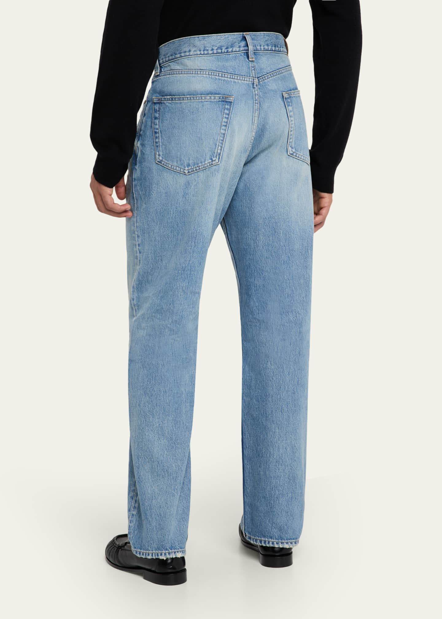 Saint Laurent Men's Faded Jeans Image 3 of 5