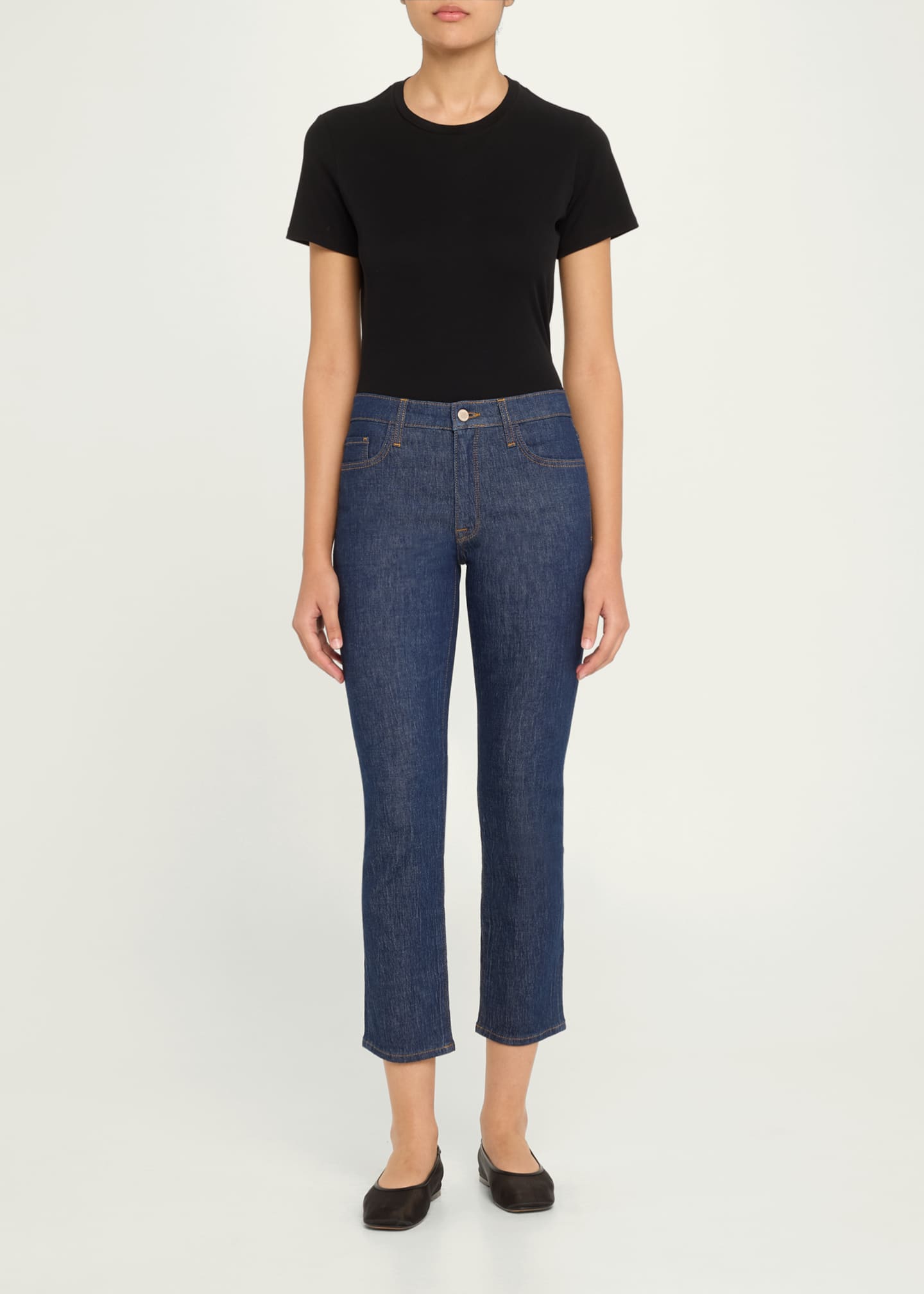 Triarchy Kate Mid-Rise Cropped Slim Jeans Image 2 of 5