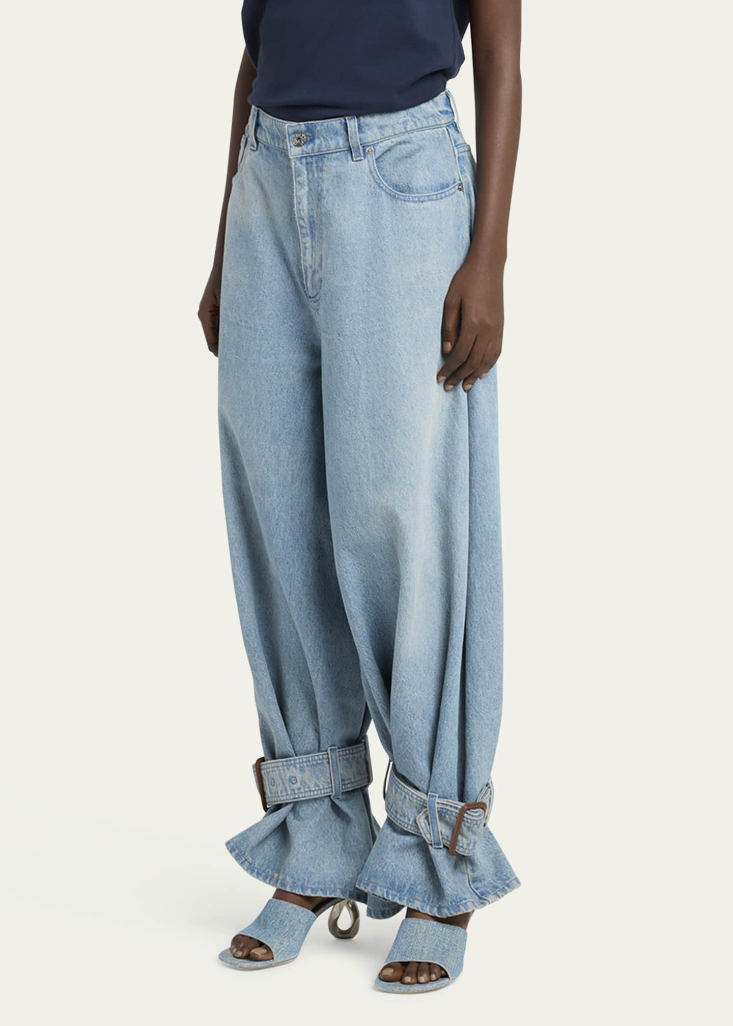 JW Anderson Buckled Cuff Jeans Image 4 of 5