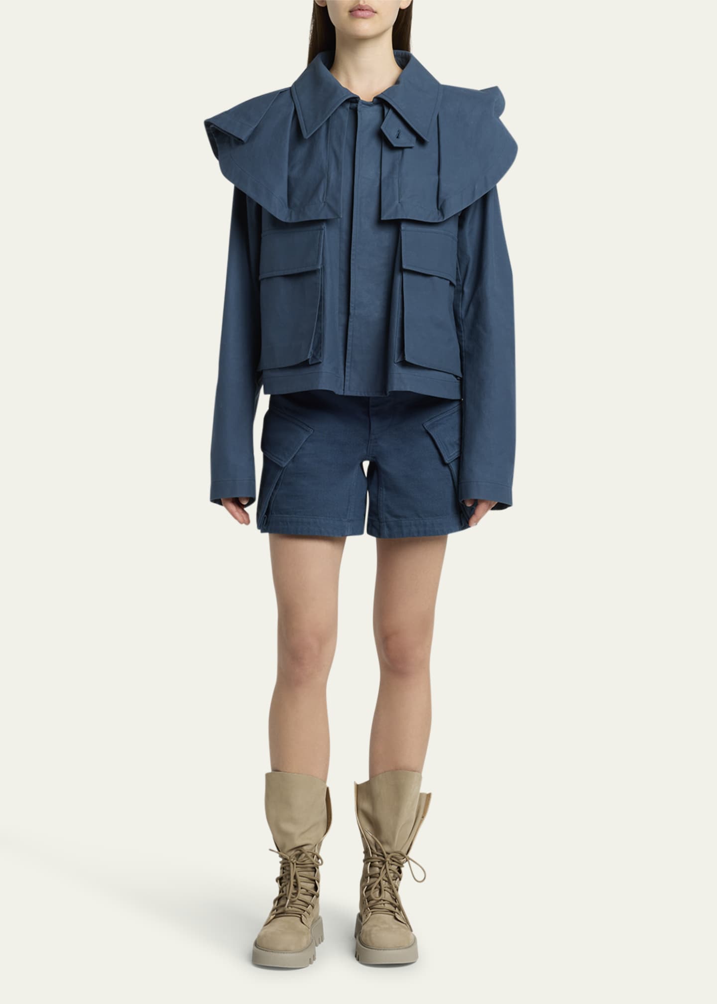 JW Anderson High Waist Cargo Shorts Image 2 of 5