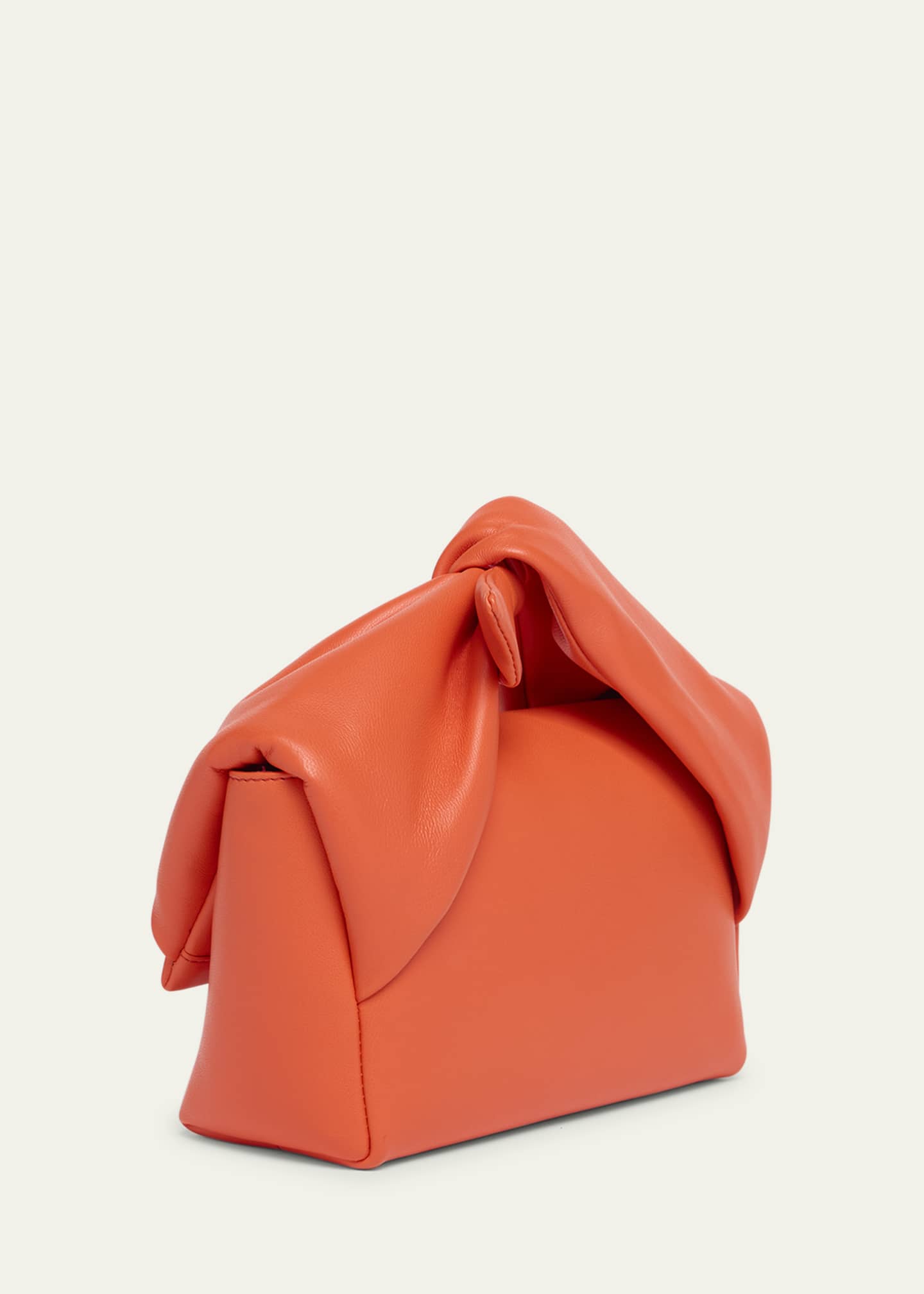 JW Anderson Twister Bow Midi Leather Crossbody Bag Image 3 of 5
