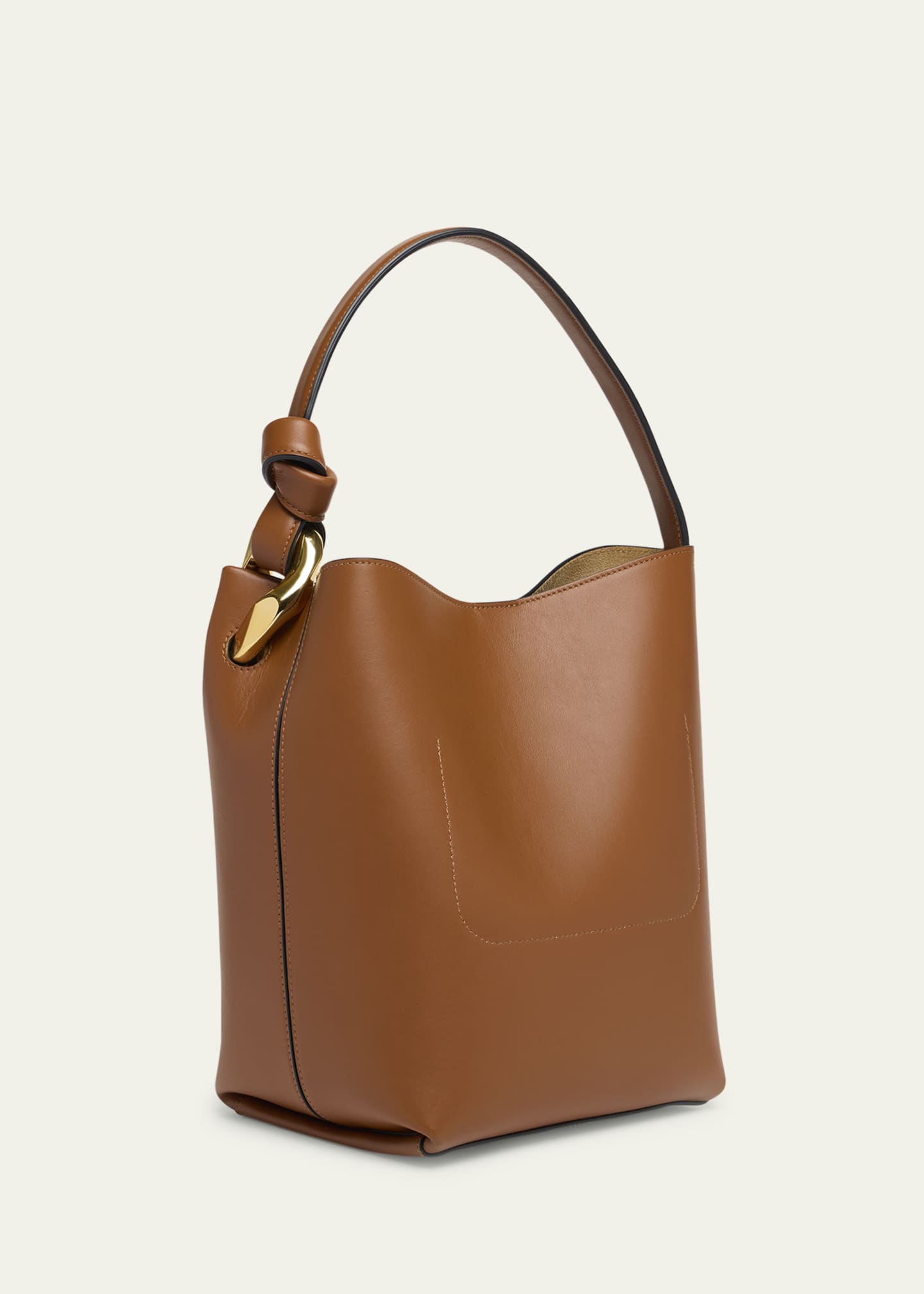 JW Anderson Corner Calf Leather Bucket Bag Image 3 of 5