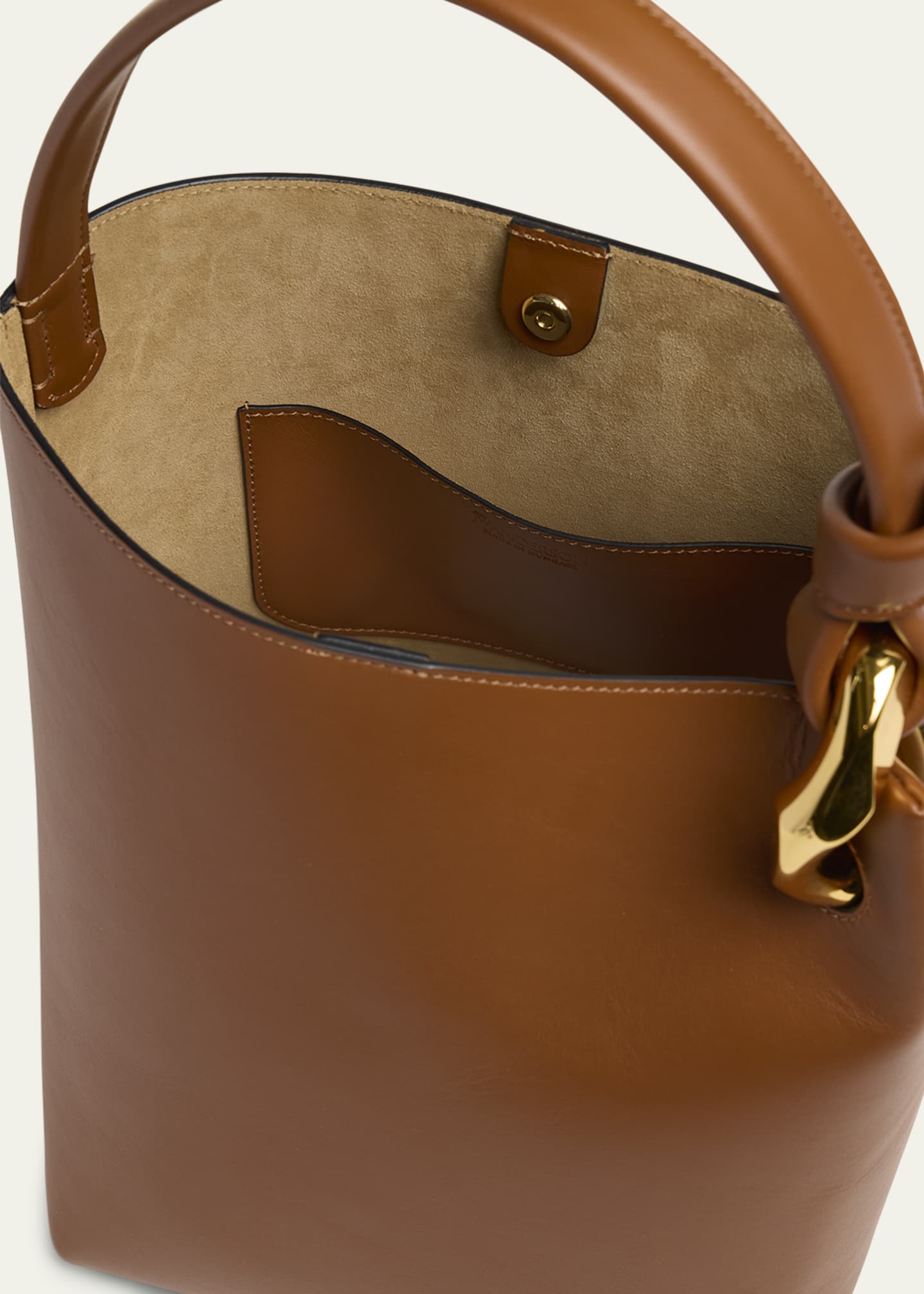 JW Anderson Corner Calf Leather Bucket Bag Image 4 of 5