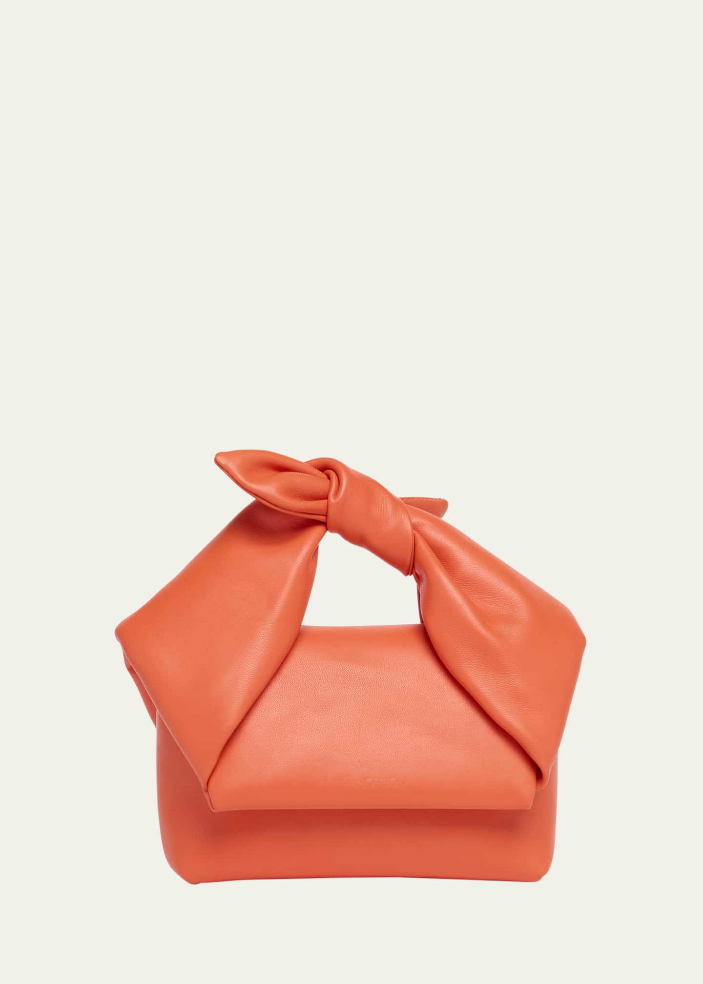 JW Anderson Twister Bow Small Leather Crossbody Bag Image 1 of 5