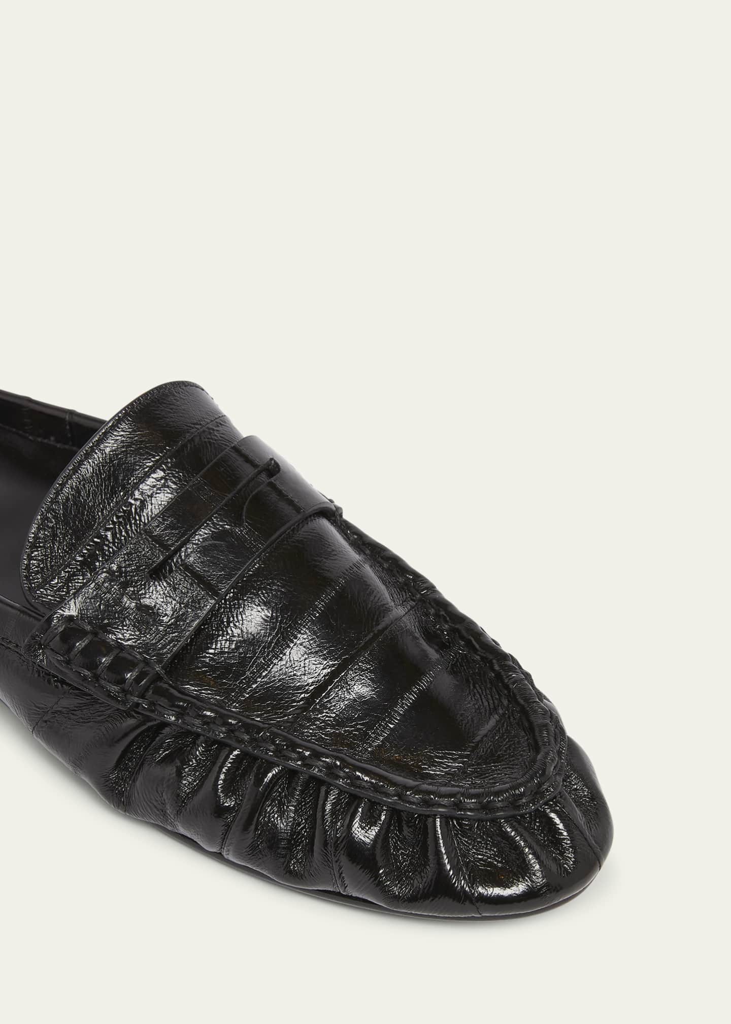 Saint Laurent Le Loafer Embossed Mules Image 5 of 5