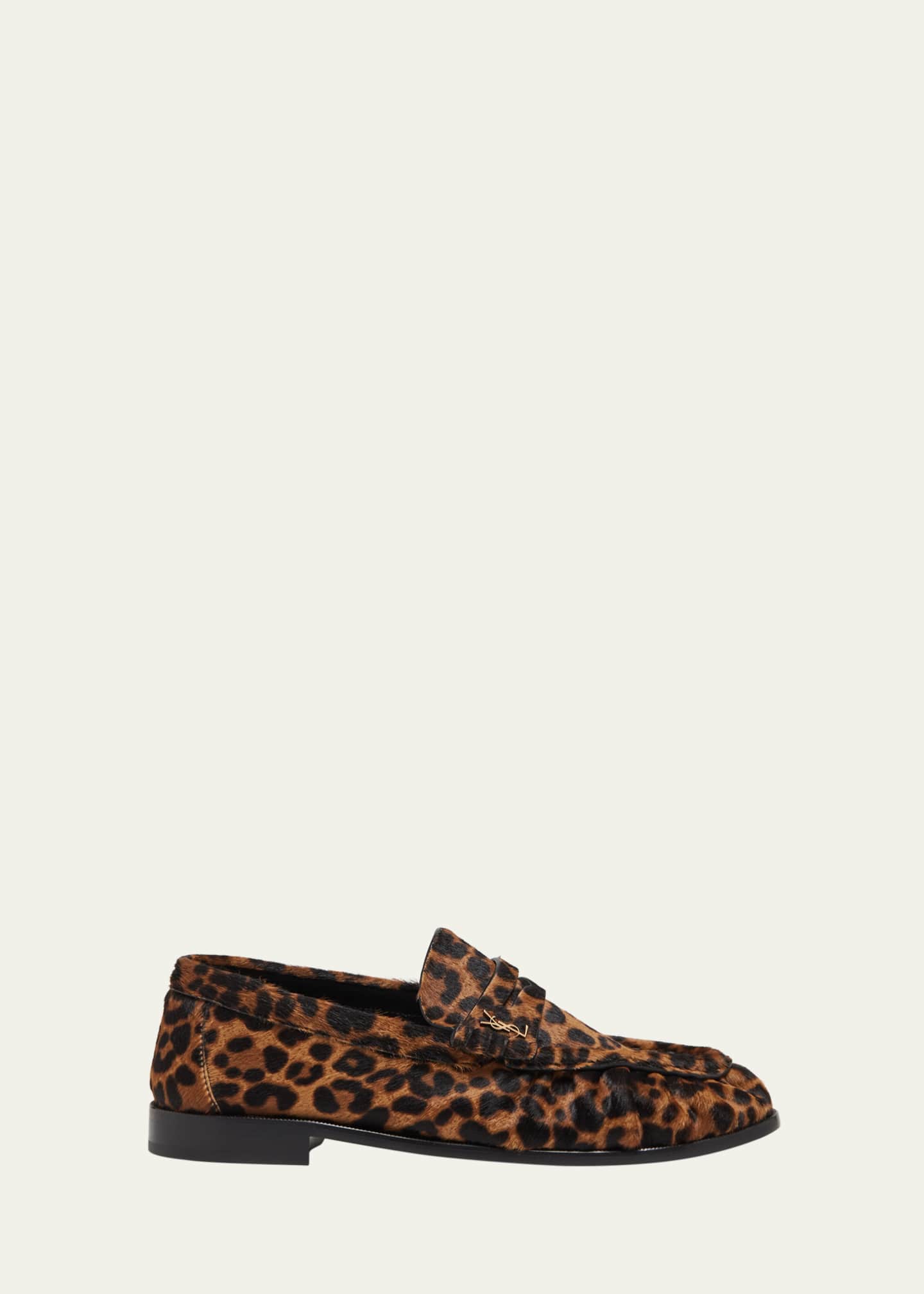 Saint Laurent Le Loafer Leopard Mocassin Image 1 of 5