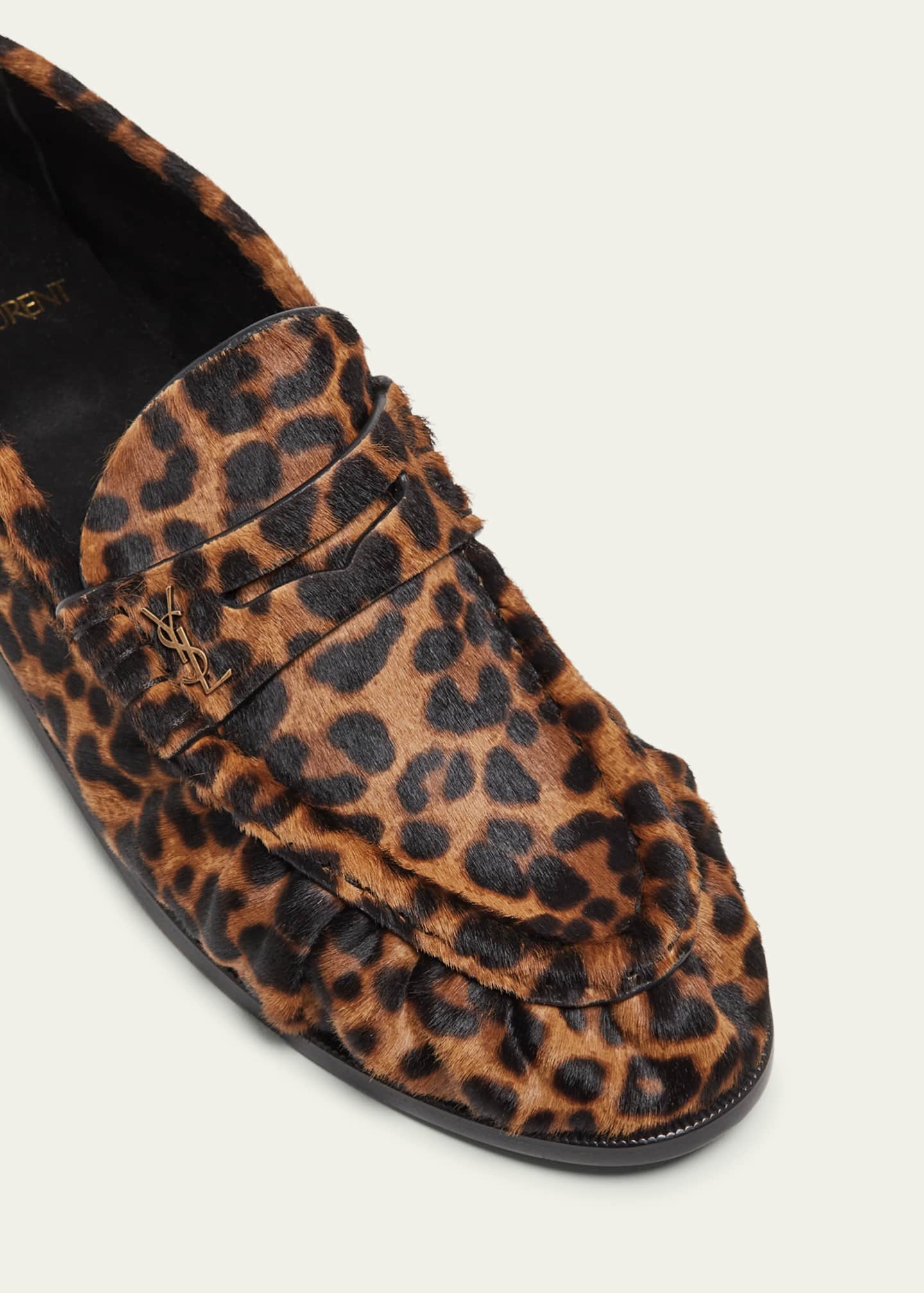 Saint Laurent Le Loafer Leopard Mocassin Image 5 of 5