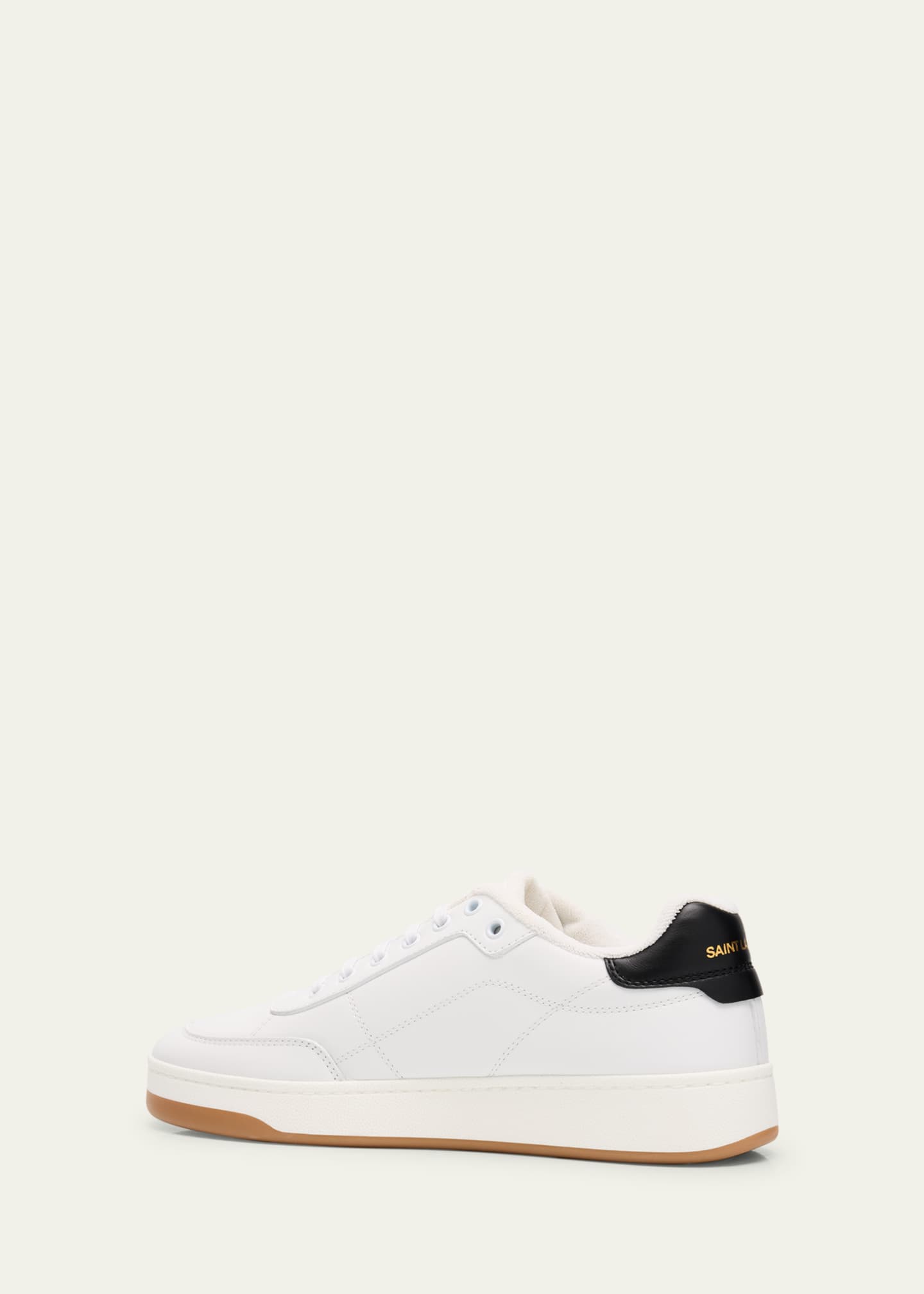 Saint Laurent Men's SL/61 Leather Low-Top Sneakers Image 4 of 6