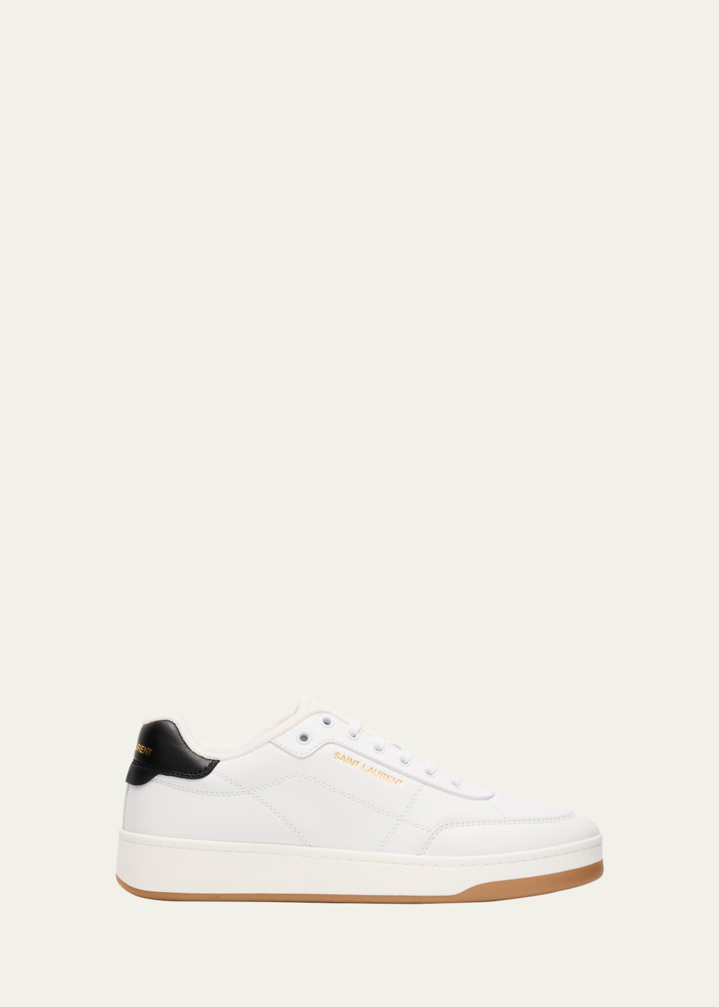 Saint Laurent Men's SL/61 Leather Low-Top Sneakers Image 1 of 6