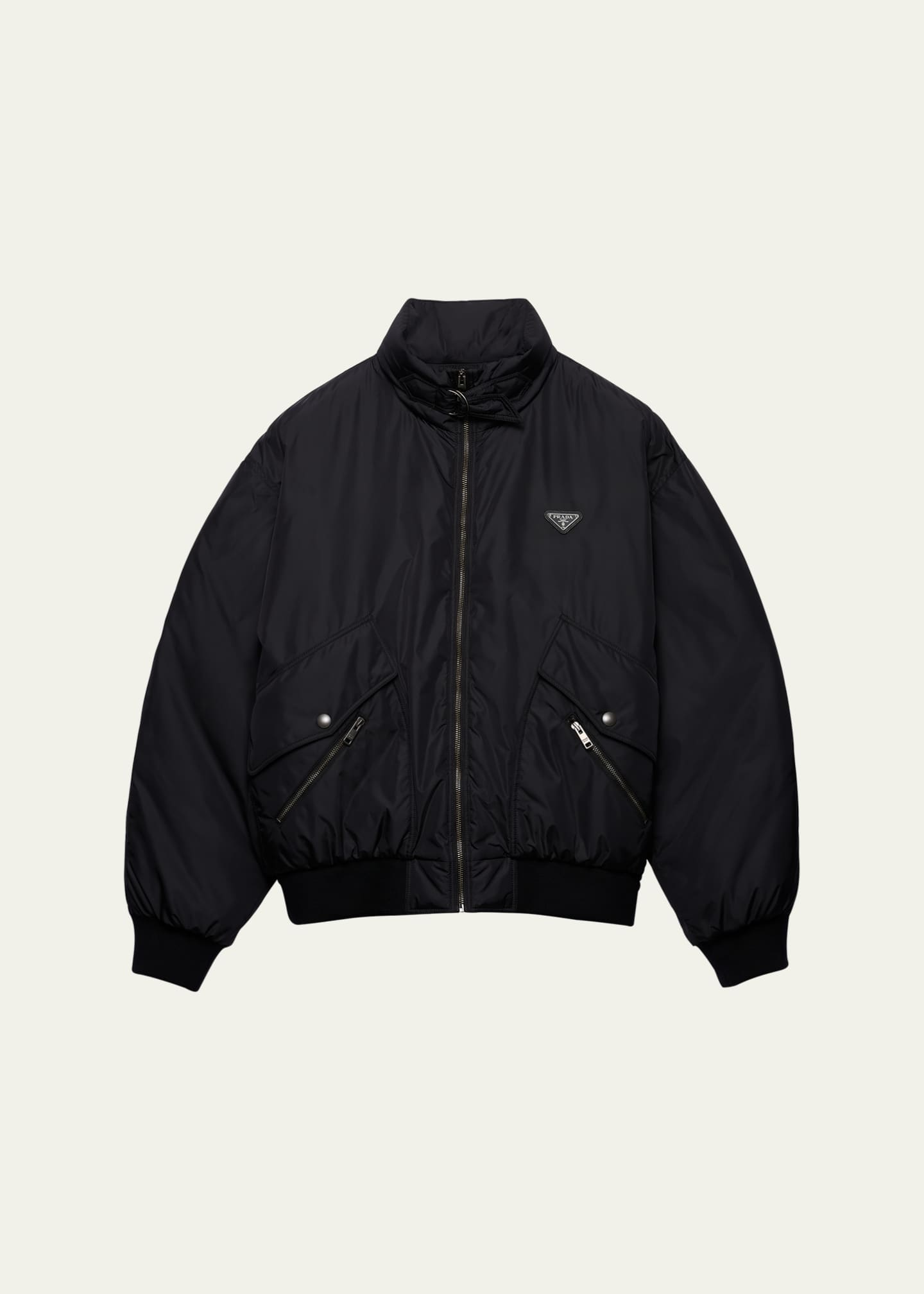 Prada Men's Medium-Weight Re-Nylon Down Jacket Image 1 of 3
