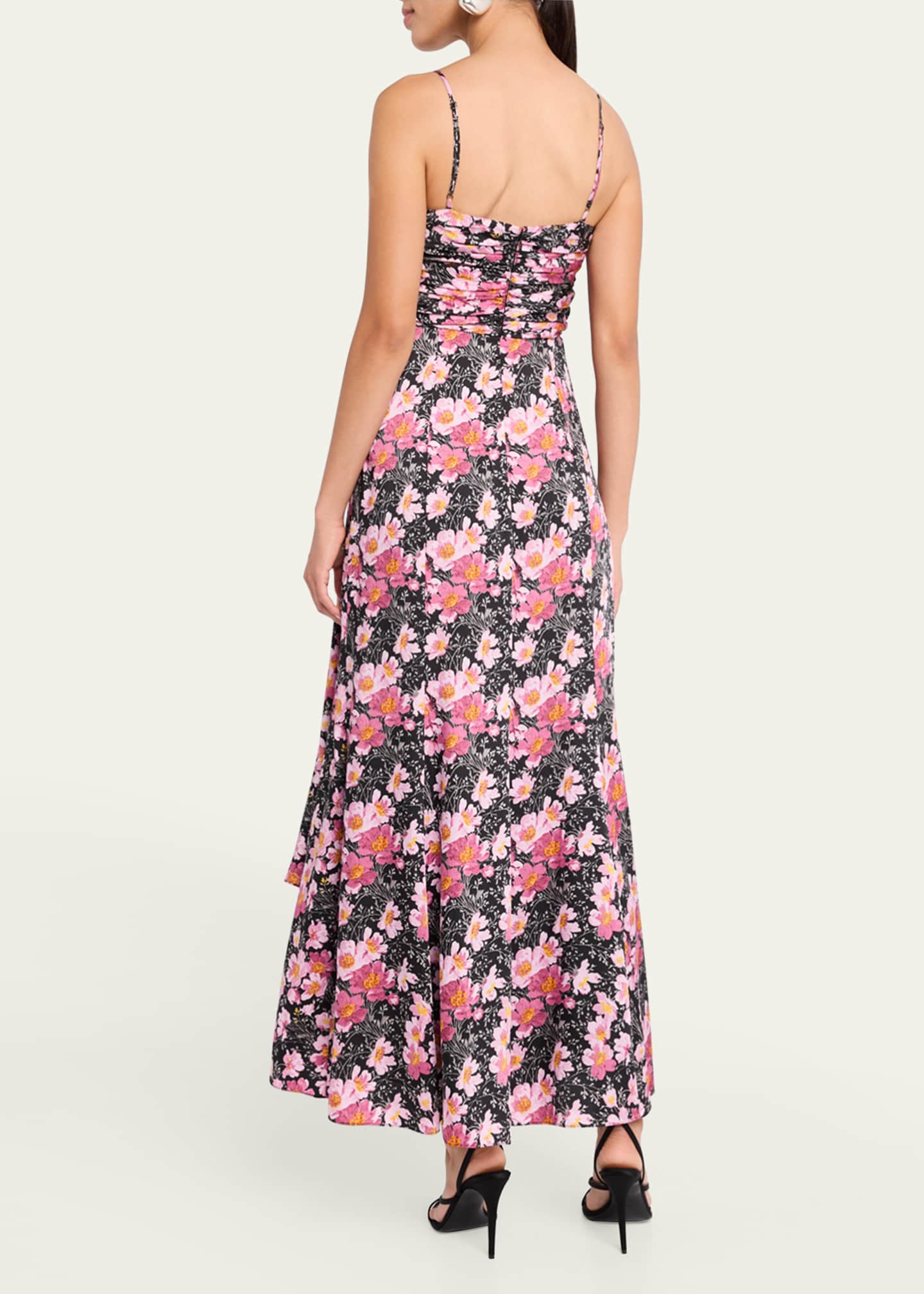 Cinq a Sept Kasia Cosmo Flower Maxi Dress Image 3 of 5