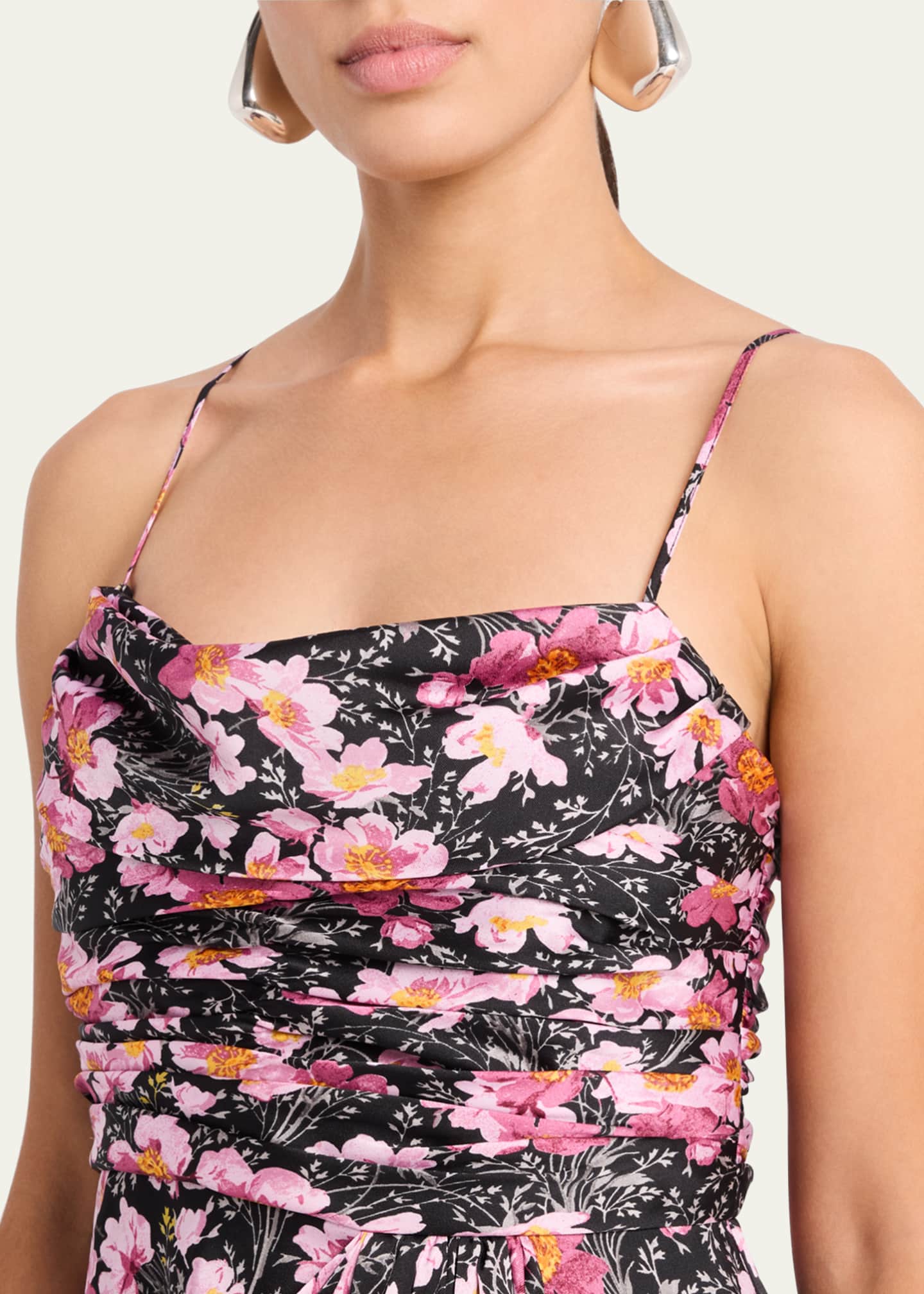 Cinq a Sept Kasia Cosmo Flower Maxi Dress Image 5 of 5