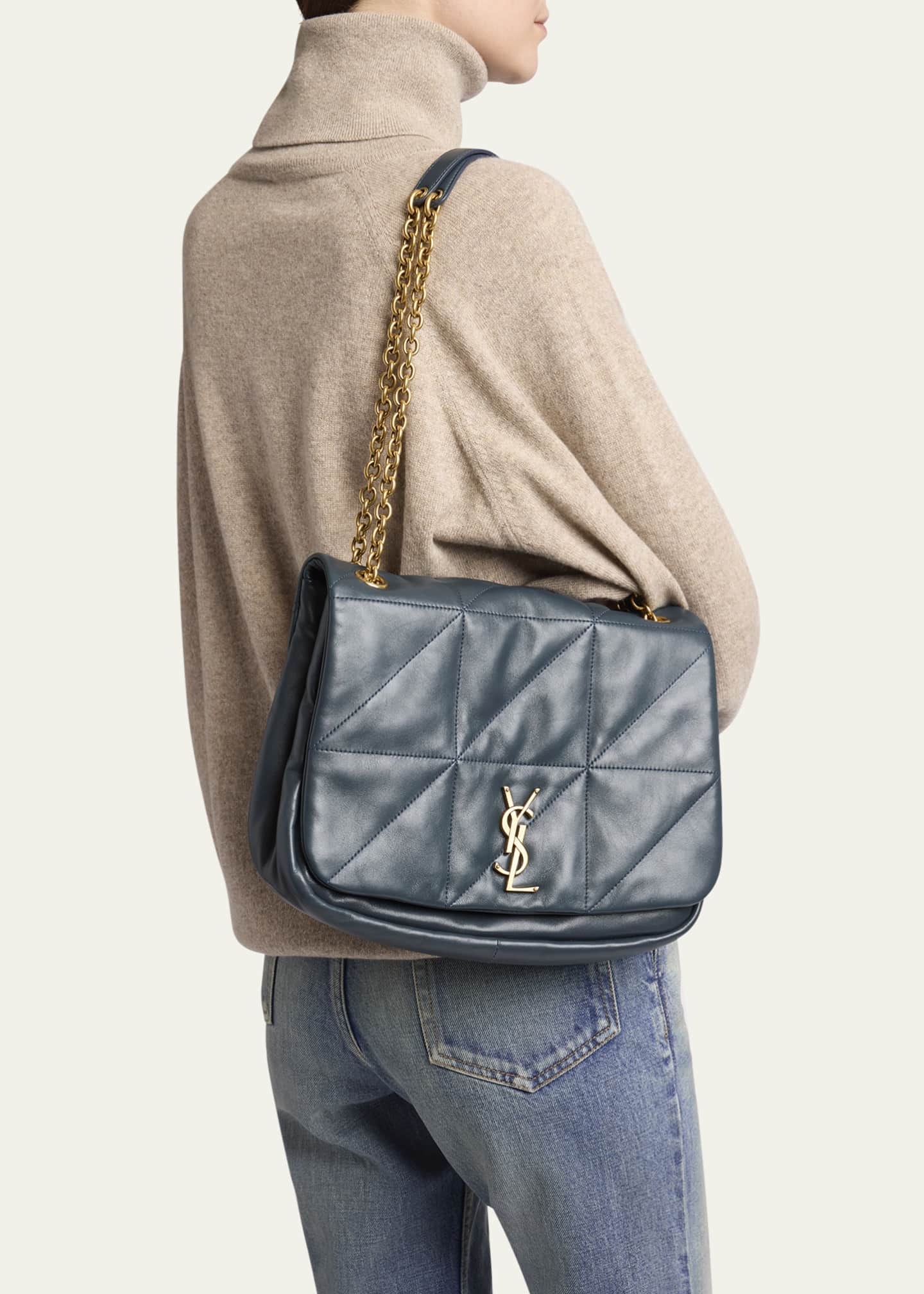 Saint Laurent Jamie 4.3 Medium YSL Crossbody Bag in Calfskin Image 2 of 5