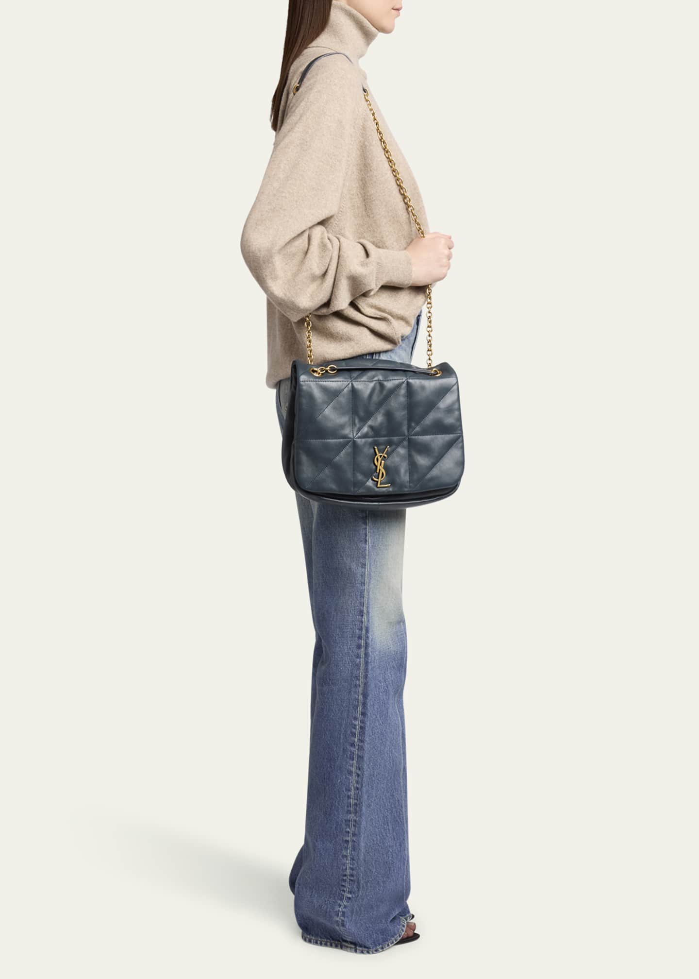 Saint Laurent Jamie 4.3 Medium YSL Crossbody Bag in Calfskin Image 5 of 5