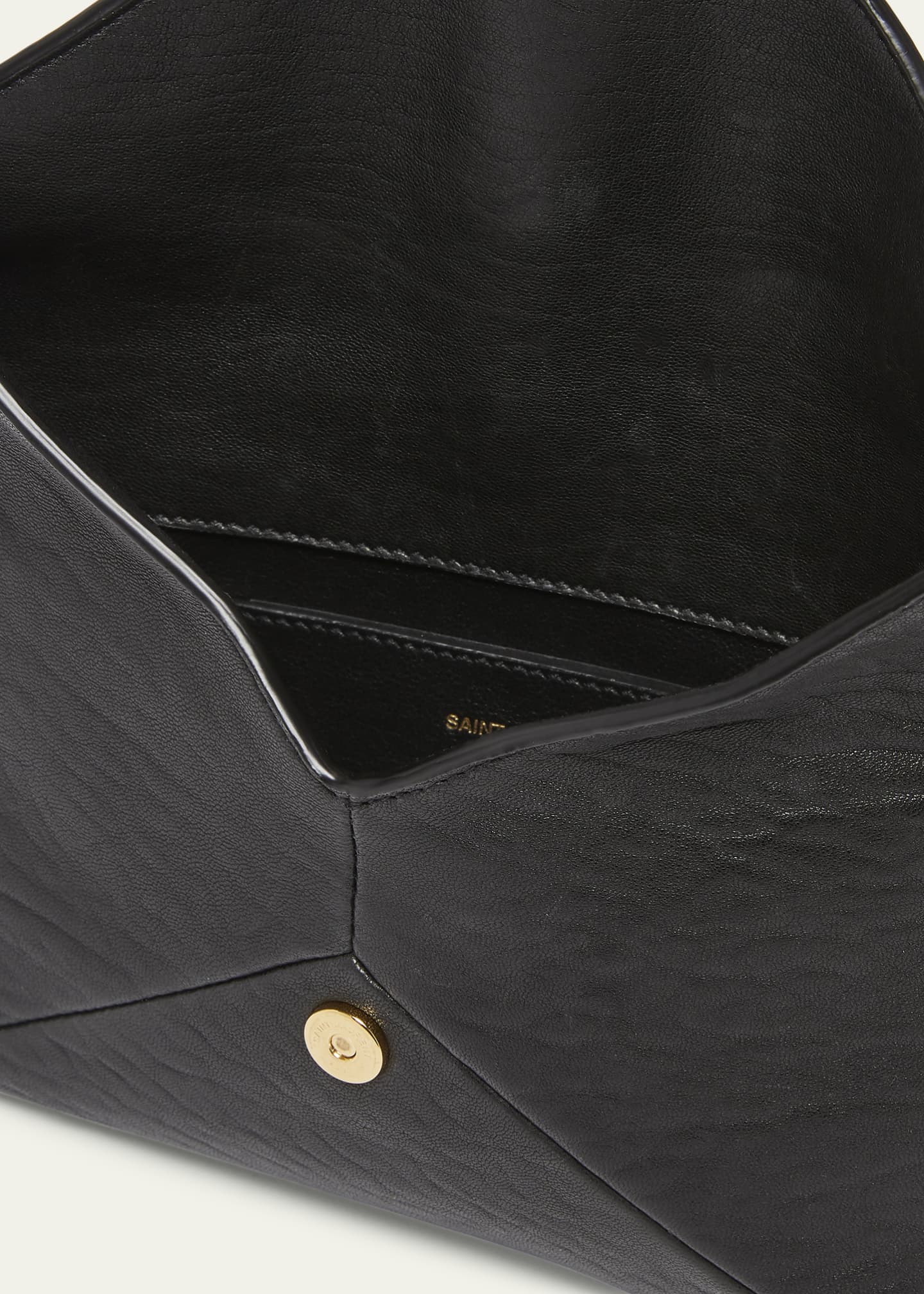 Saint Laurent Cassandre Small YSL Pouch on Chain in Calfskin Image 3 of 3