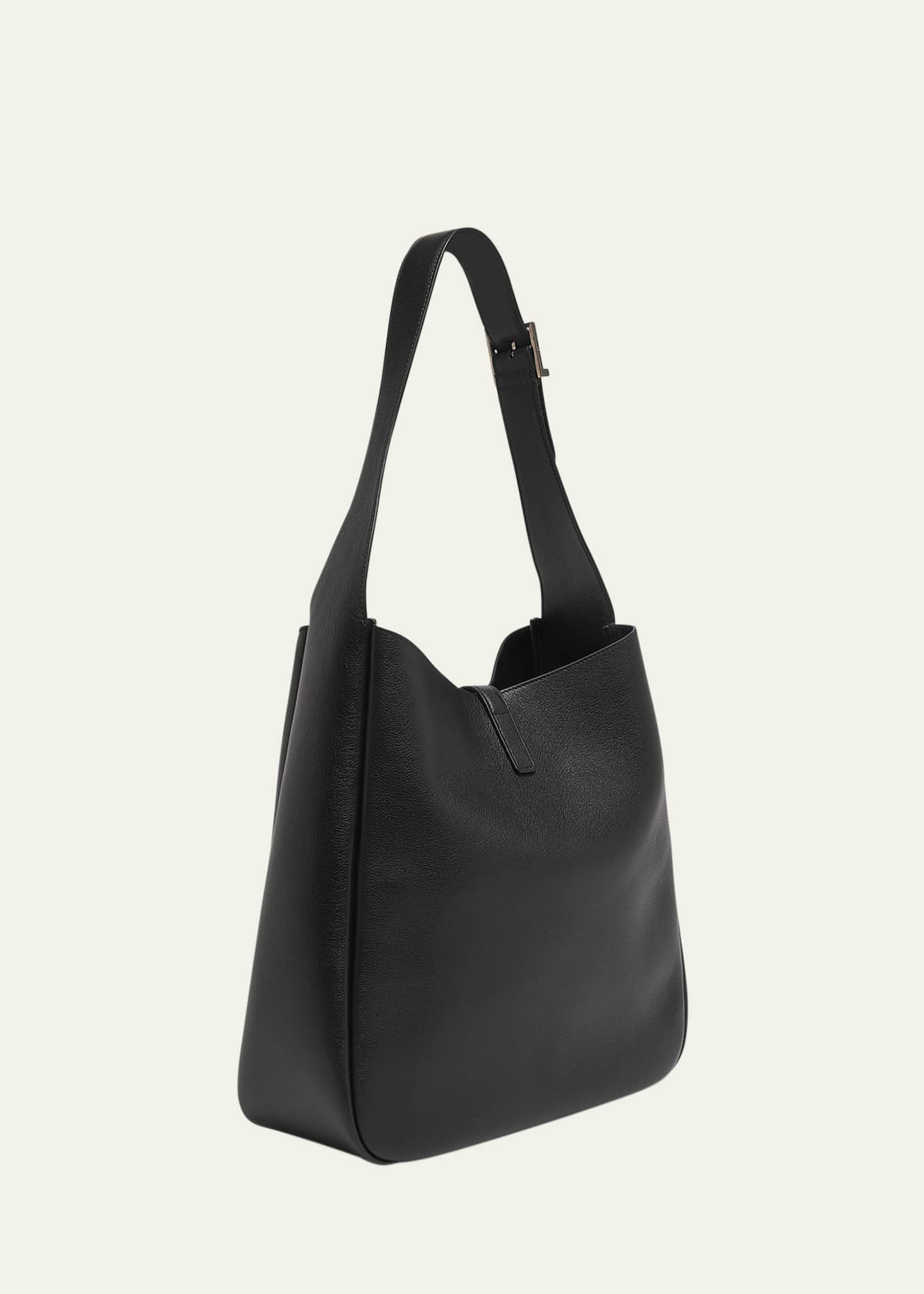 Saint Laurent Le 5 À 7 Large Hobo Bag in Smooth Leather Image 3 of 5