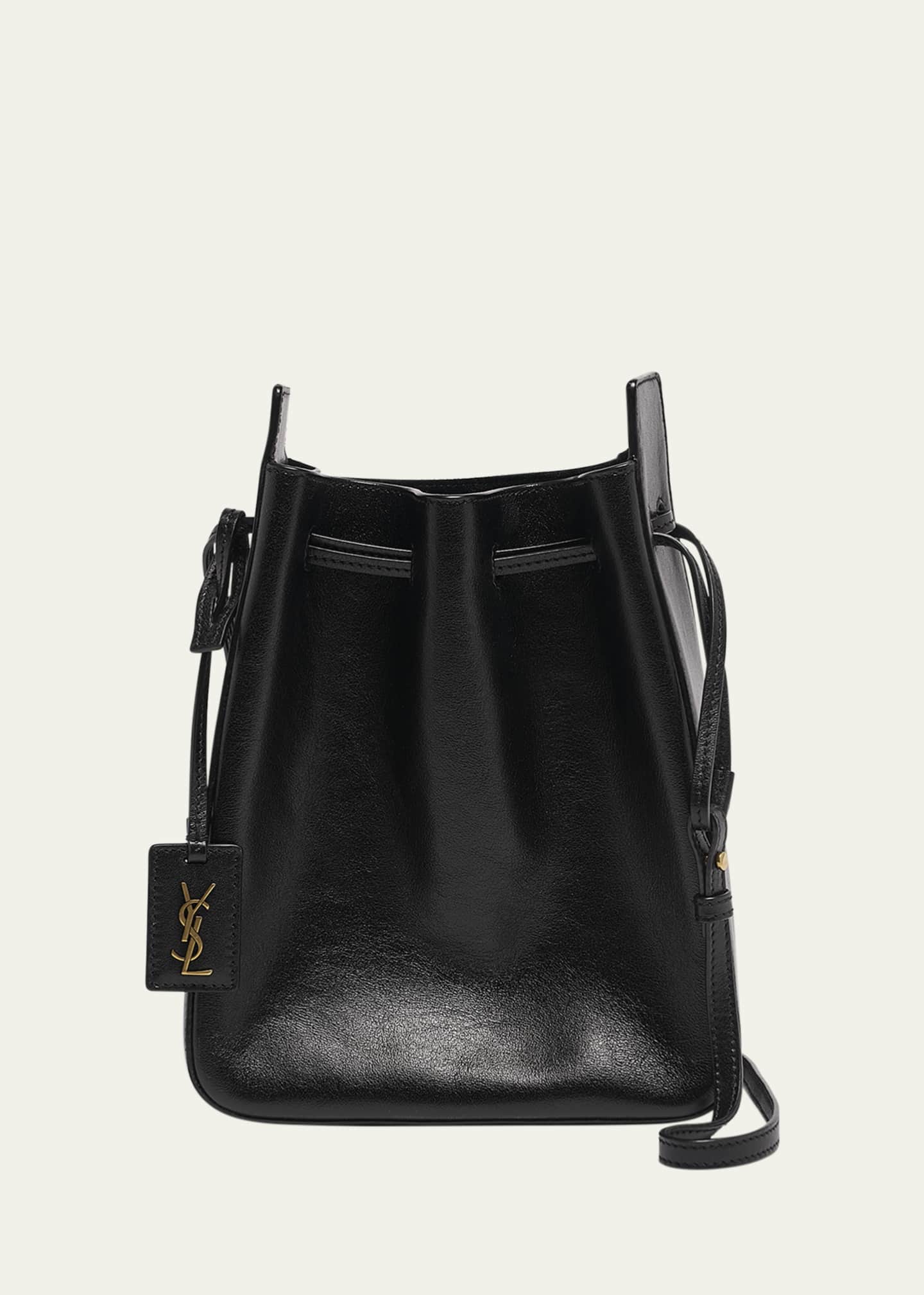 Saint Laurent Small YSL Bucket Bag in Calfskin Image 1 of 3
