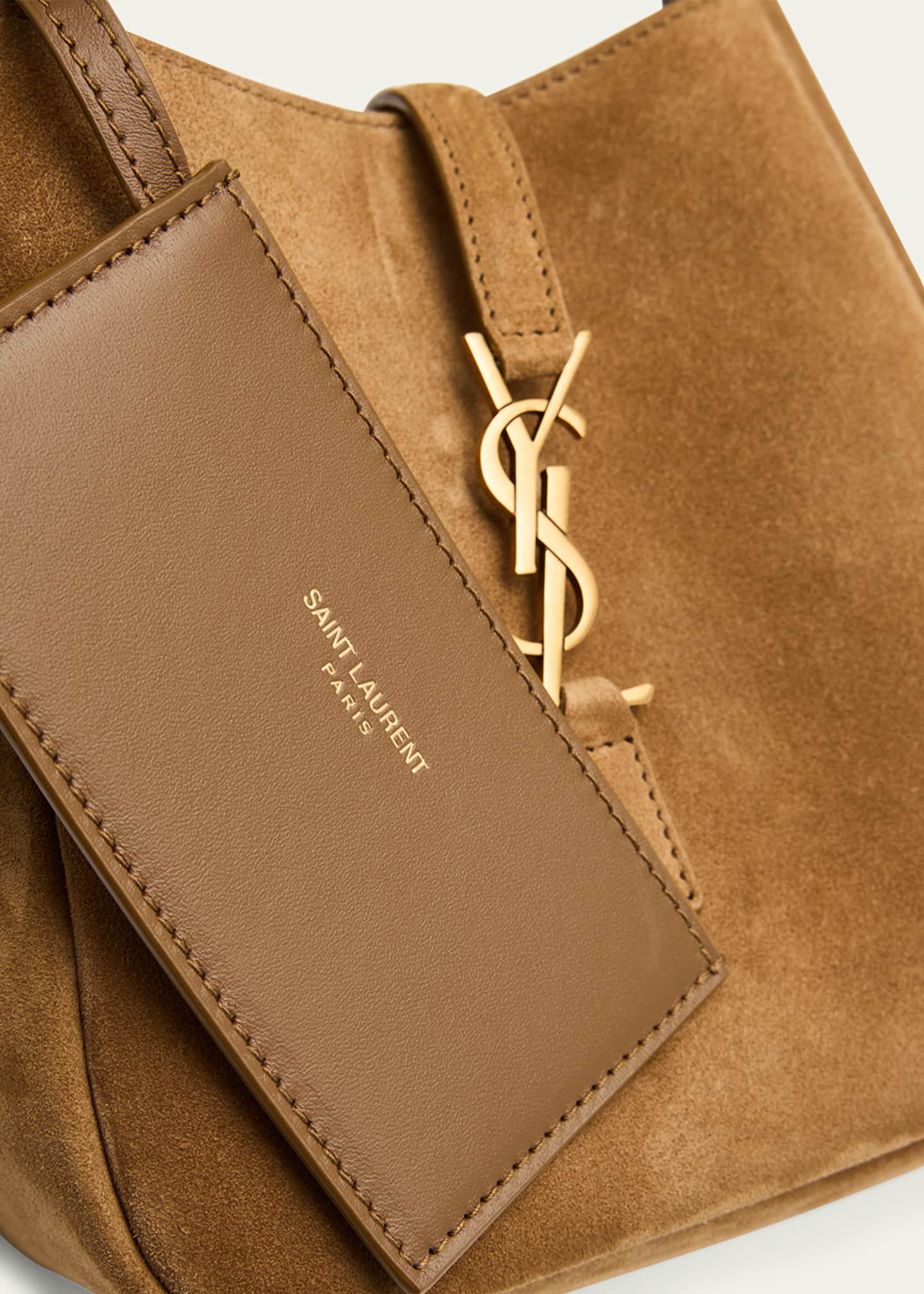 Saint Laurent Le 5 A 7 Baby YSL Hobo Bag in Suede Image 6 of 6