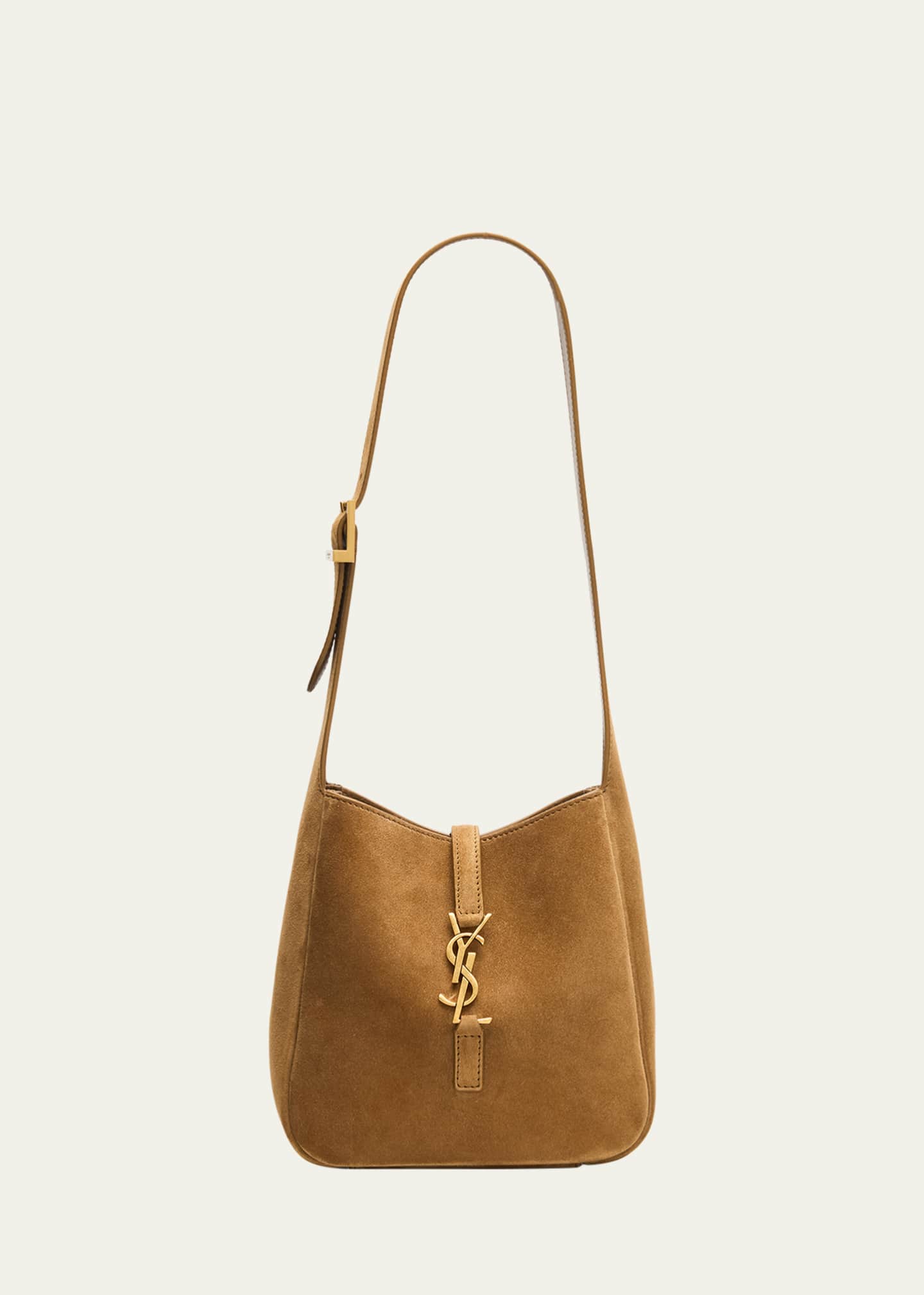 Saint Laurent Le 5 A 7 Baby YSL Hobo Bag in Suede Image 1 of 6
