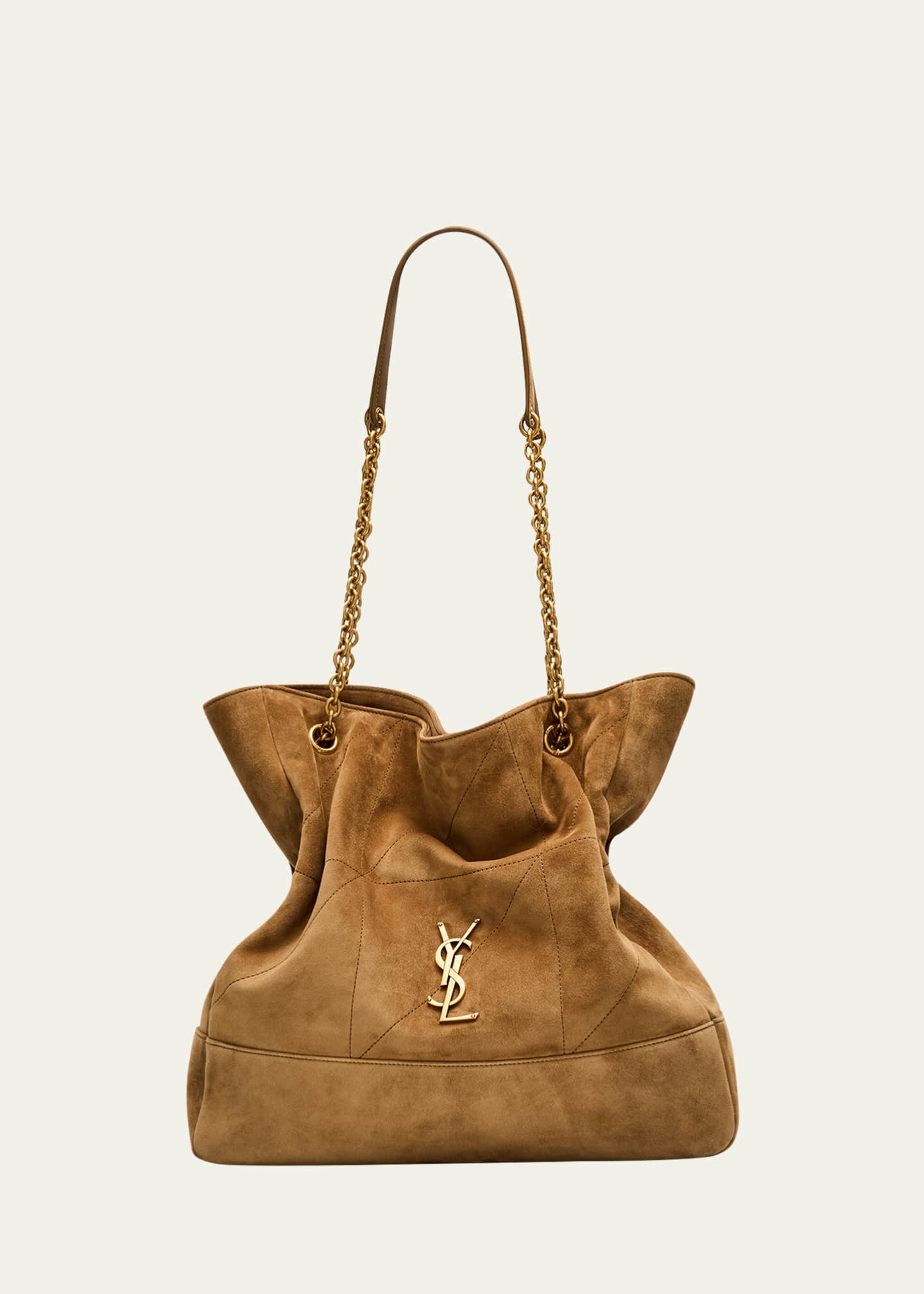 Saint Laurent Jamie 4.3 Drawstring Suede Shoulder Bag Image 1 of 6