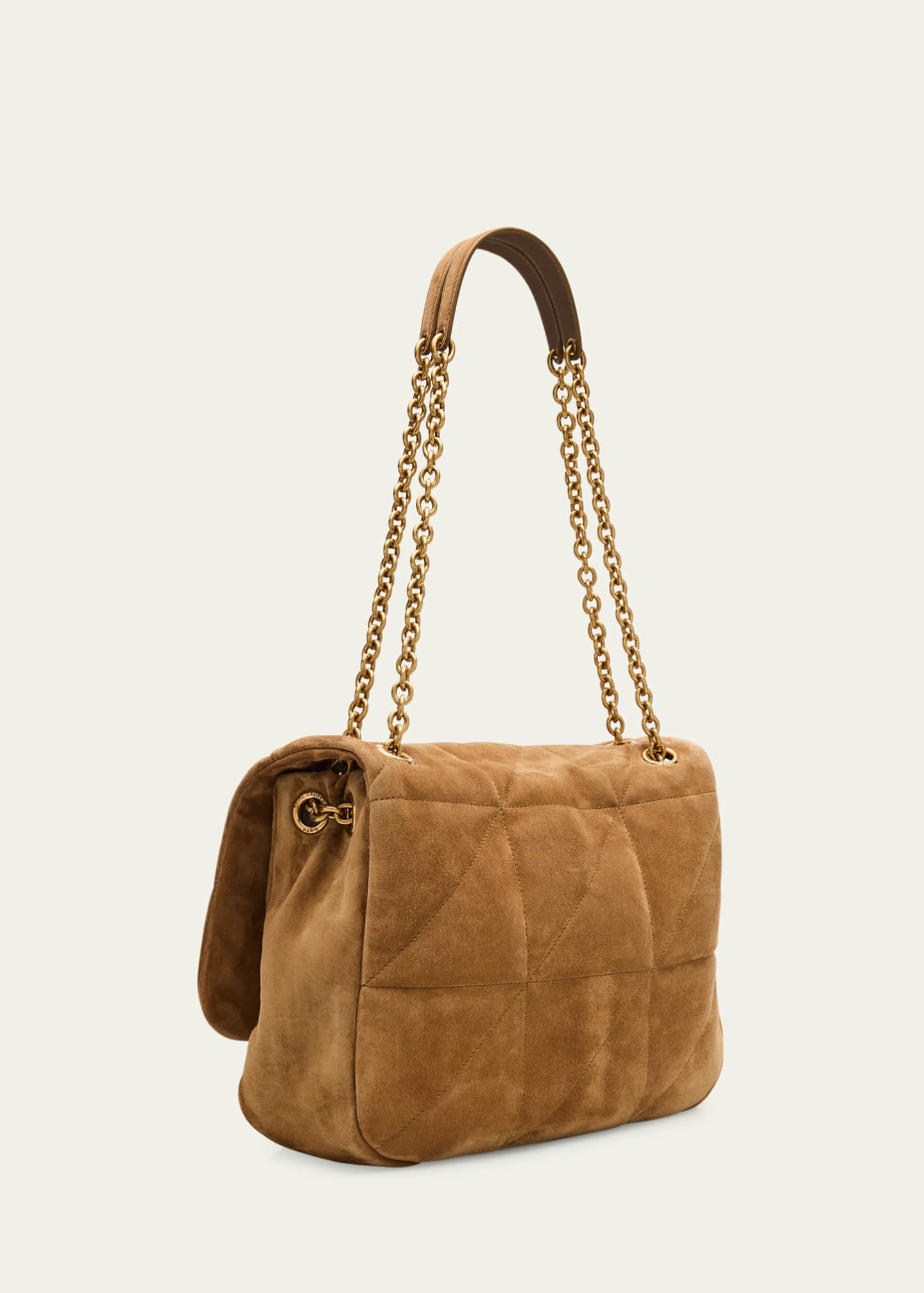 Saint Laurent Jamie 4.3 Medium Quilted Suede Shoulder Bag Image 3 of 6