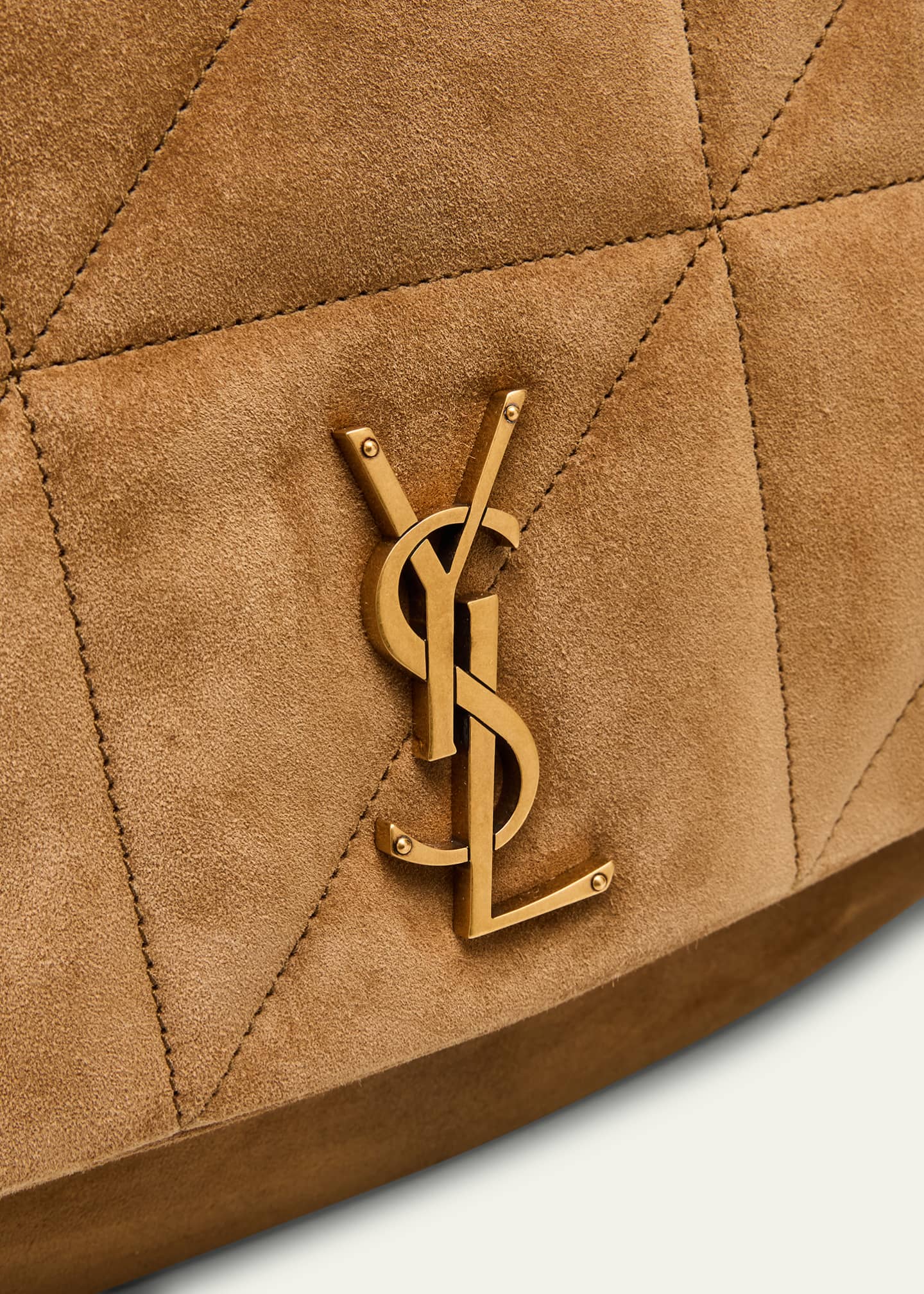 Saint Laurent Jamie 4.3 Medium Quilted Suede Shoulder Bag Image 6 of 6