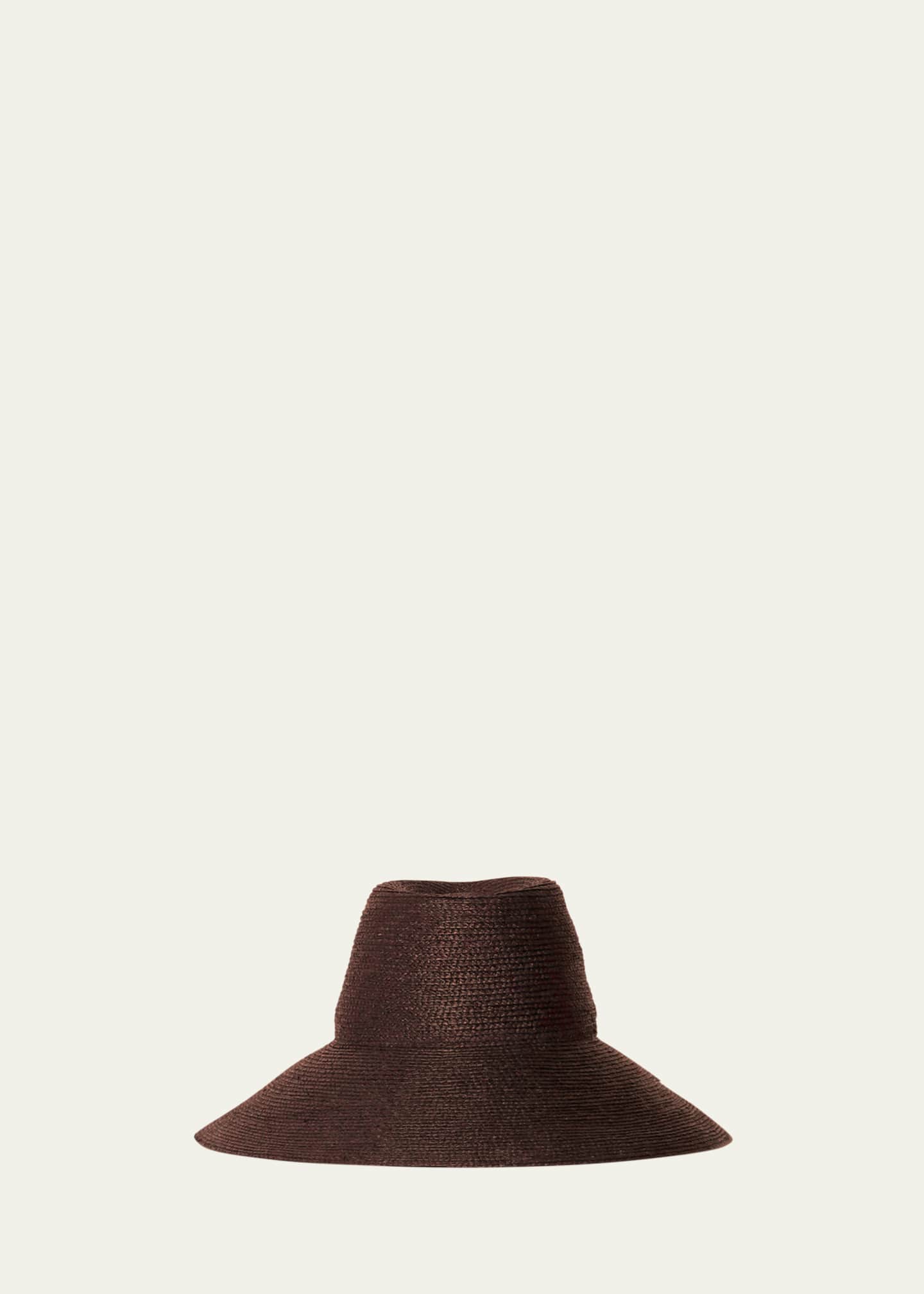 Janessa Leone Colette Wide-Brim Raffia Hat