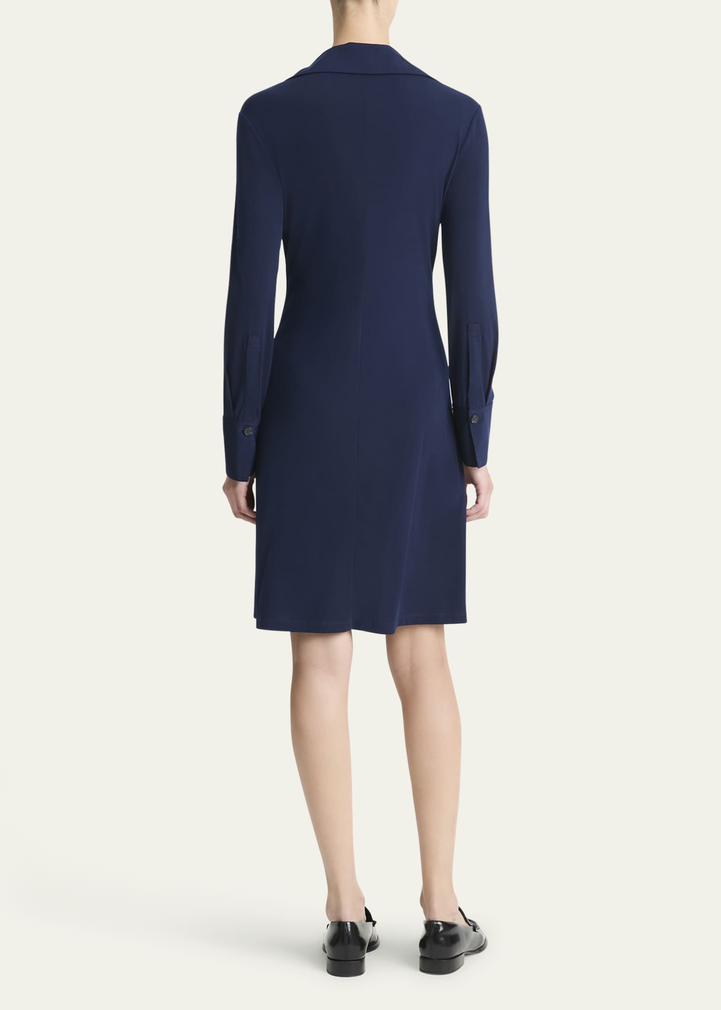 Vince Long-Sleeve Polo Shirtdress Image 3 of 4