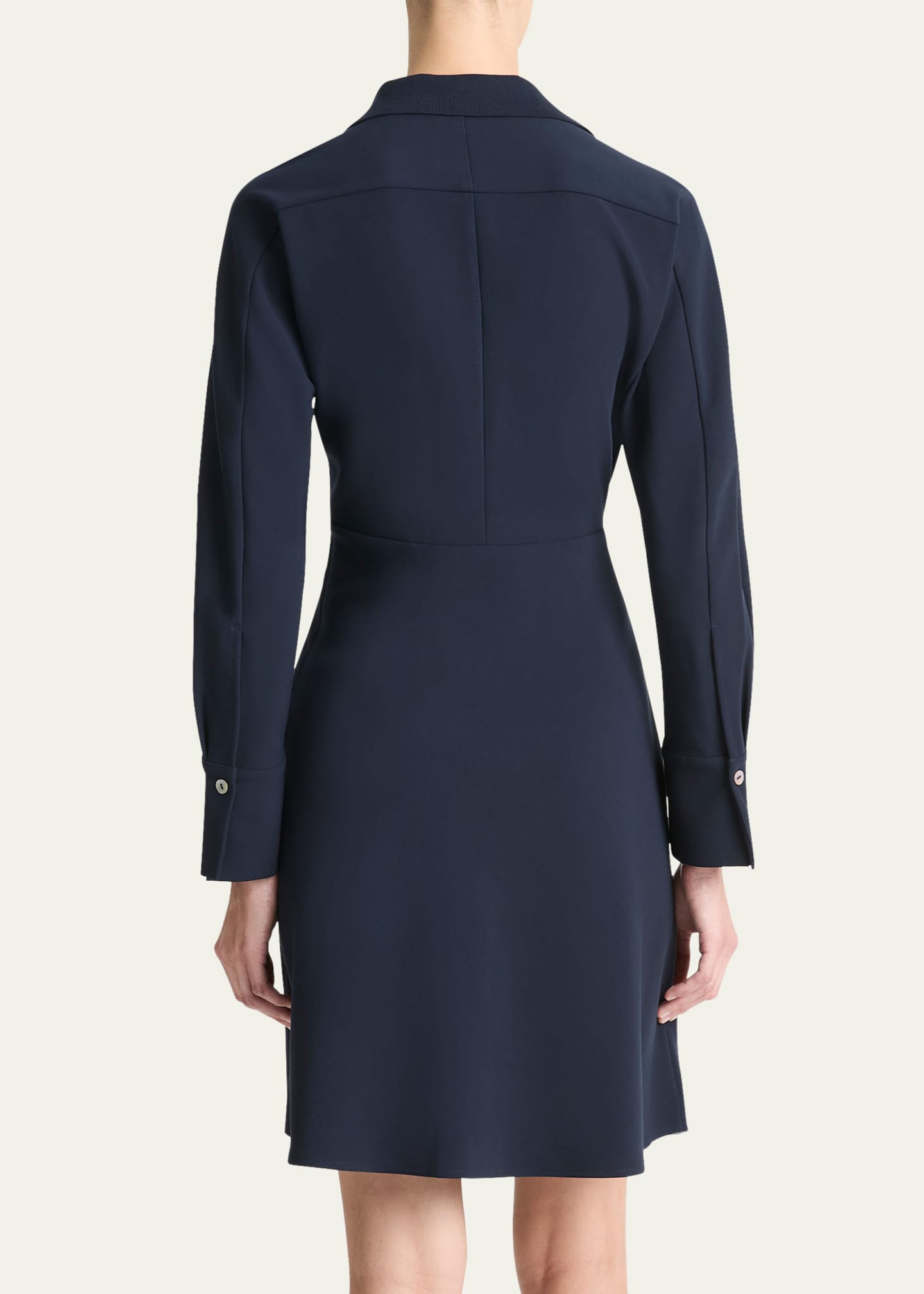 Vince Long-Sleeve Rugby Dress Image 3 of 4