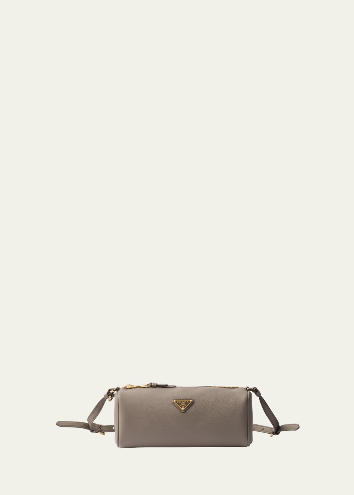 Prada Soft Grain Leather Shoulder Bag Image 1 of 4