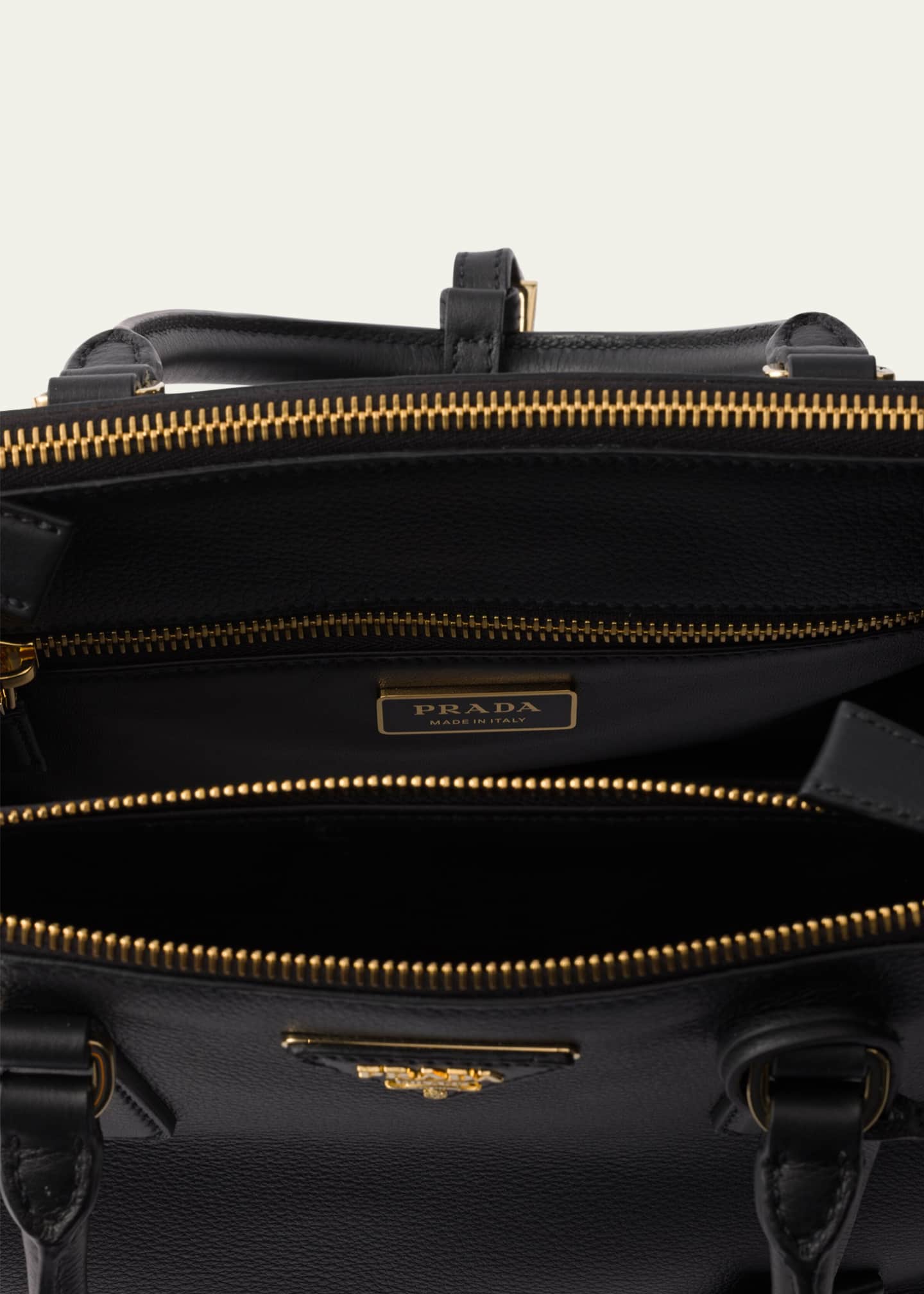 Prada Galleria Medium Leather Top-Handle Bag Image 3 of 3