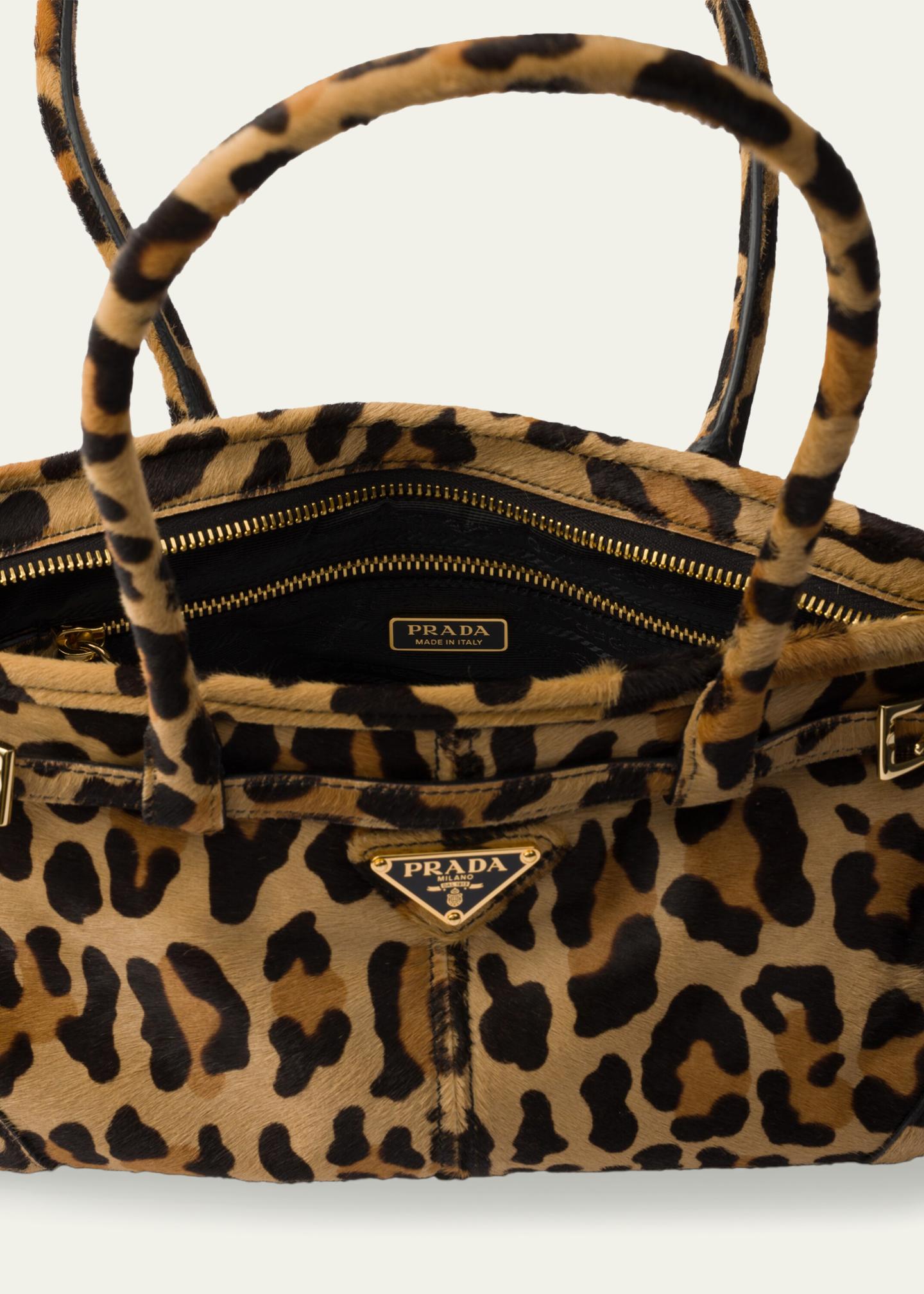 Prada Leopard Calf Hair Shoulder Bag - Bergdorf Goodman