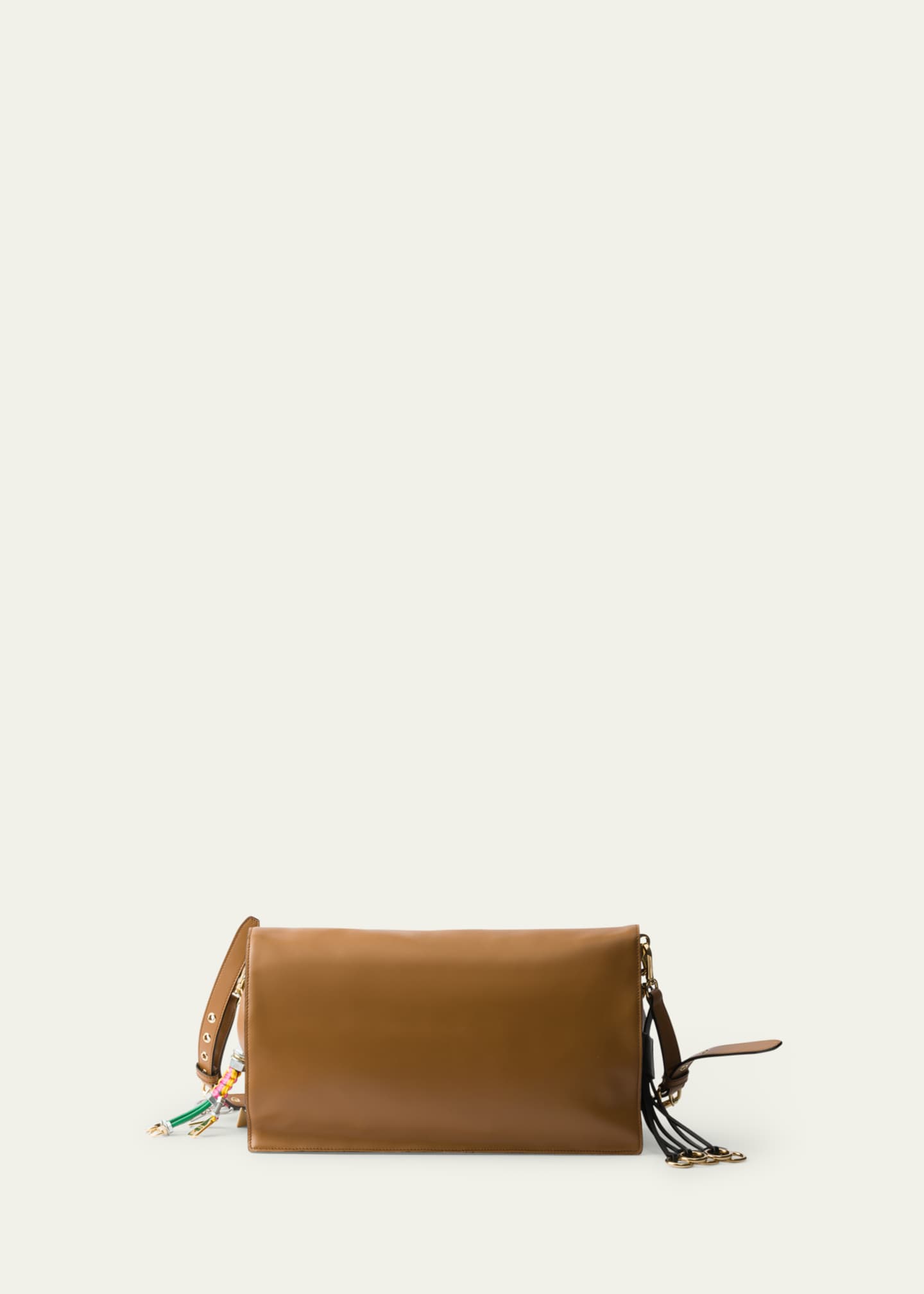 Prada Soft Sound Leather Shoulder Bag Image 2 of 3