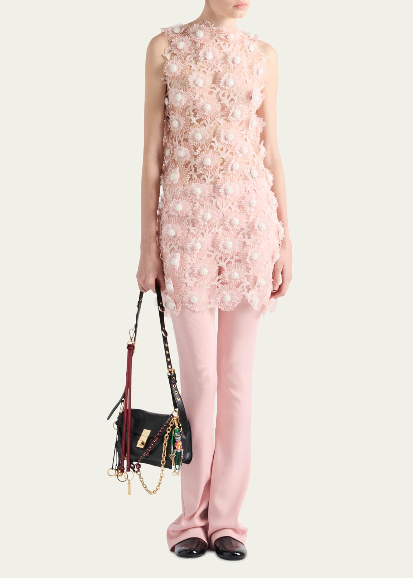Prada Soft Sound Leather Shoulder Bag Image 5 of 5