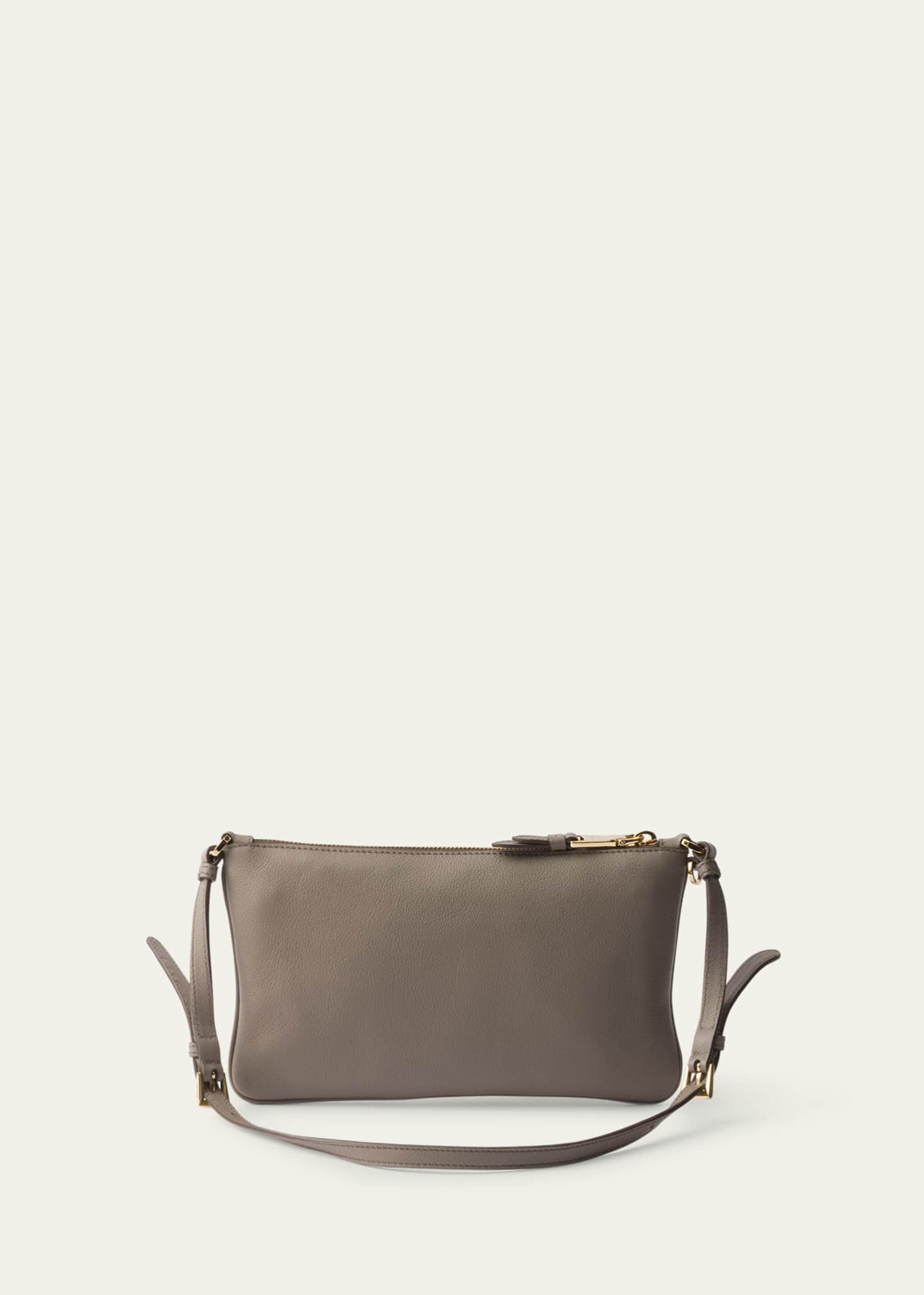Prada Soft Calf Leather Shoulder Bag Image 2 of 3