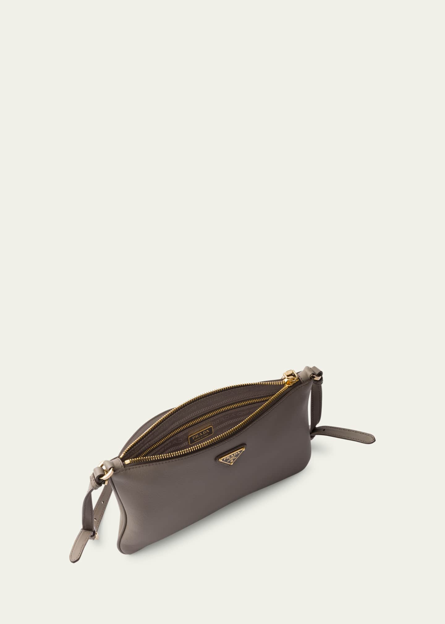 Prada Soft Calf Leather Shoulder Bag Image 3 of 3