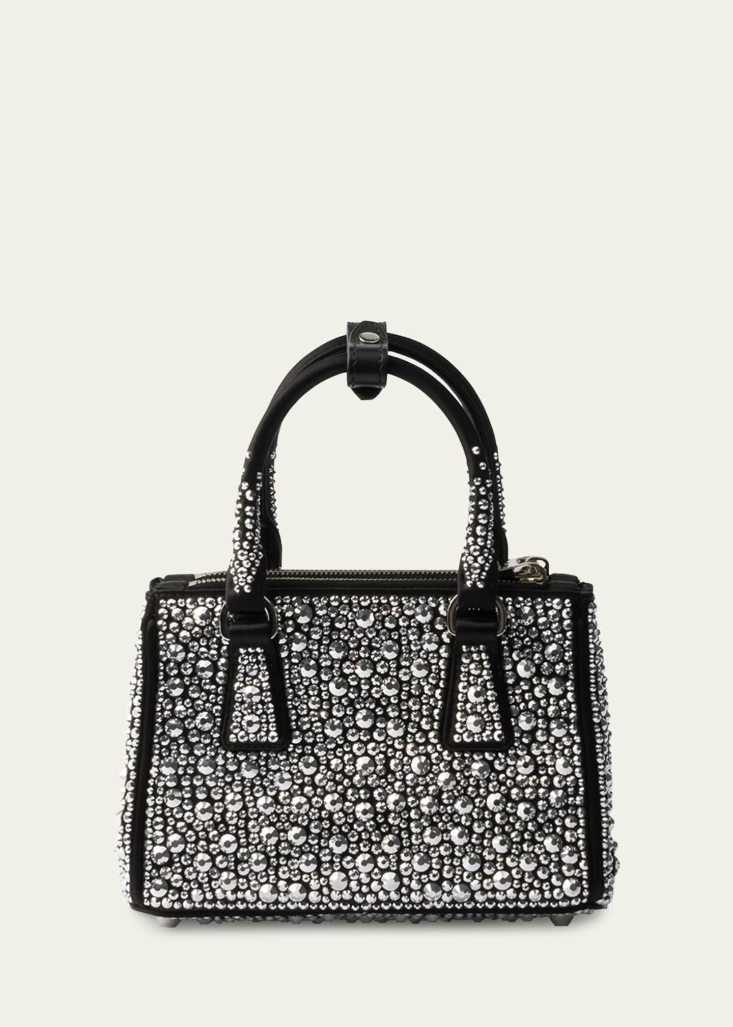 Prada Allover Crystal Top-Handle Bag Image 2 of 3
