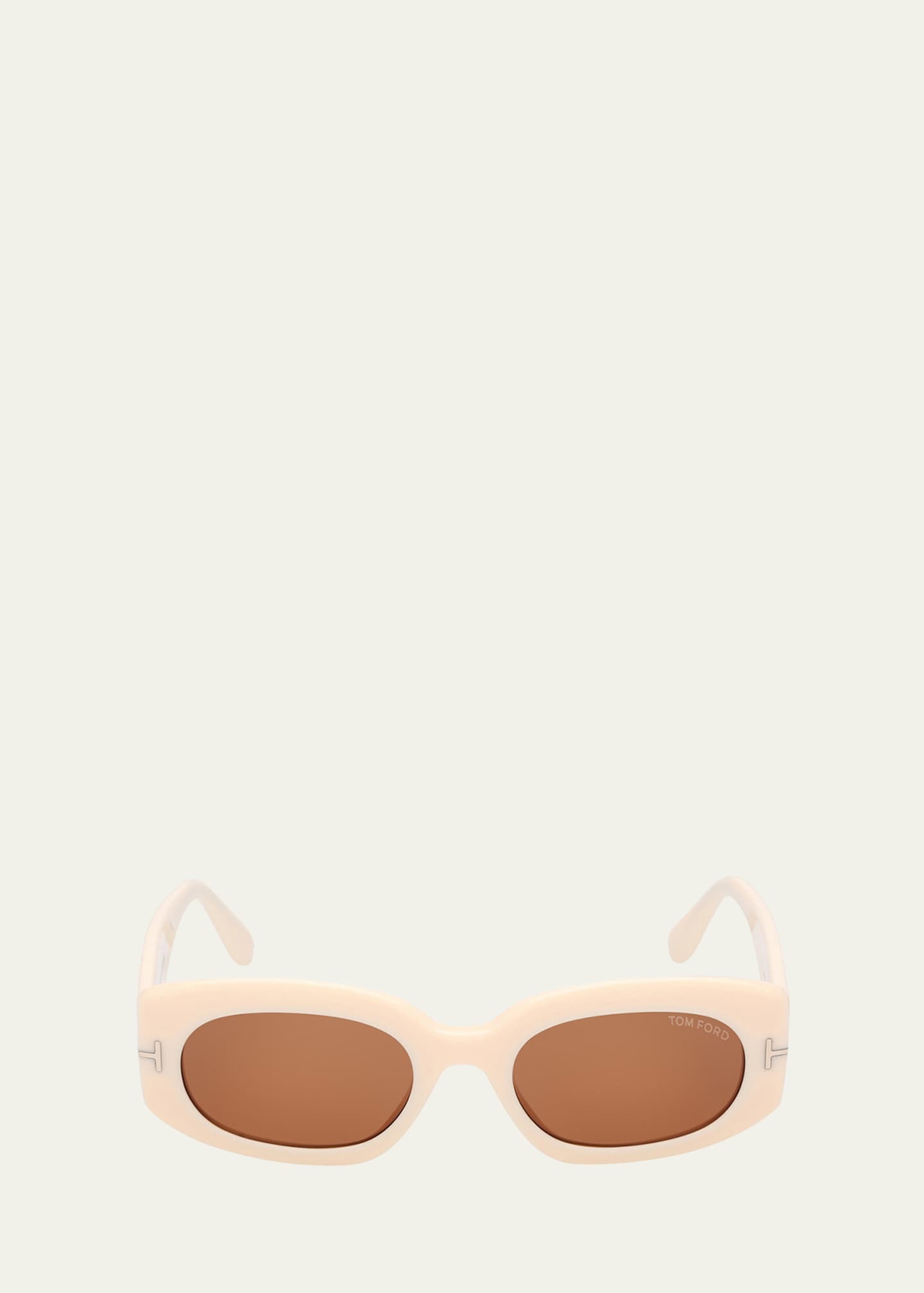 TOM FORD Cielle Oval Acetate Sunglasses - Bergdorf Goodman