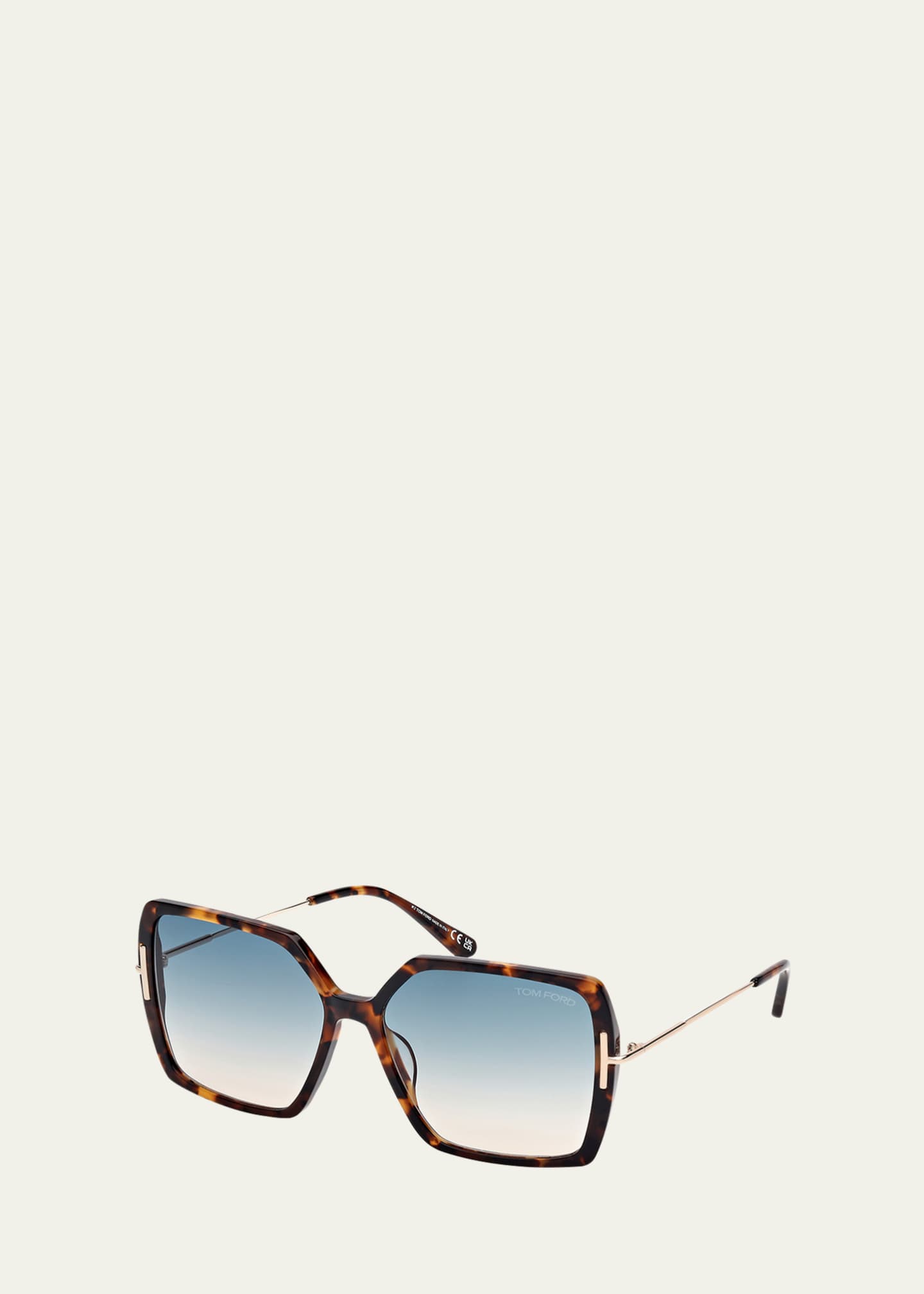 TOM FORD Joanna Square Acetate Sunglasses Image 2 of 5